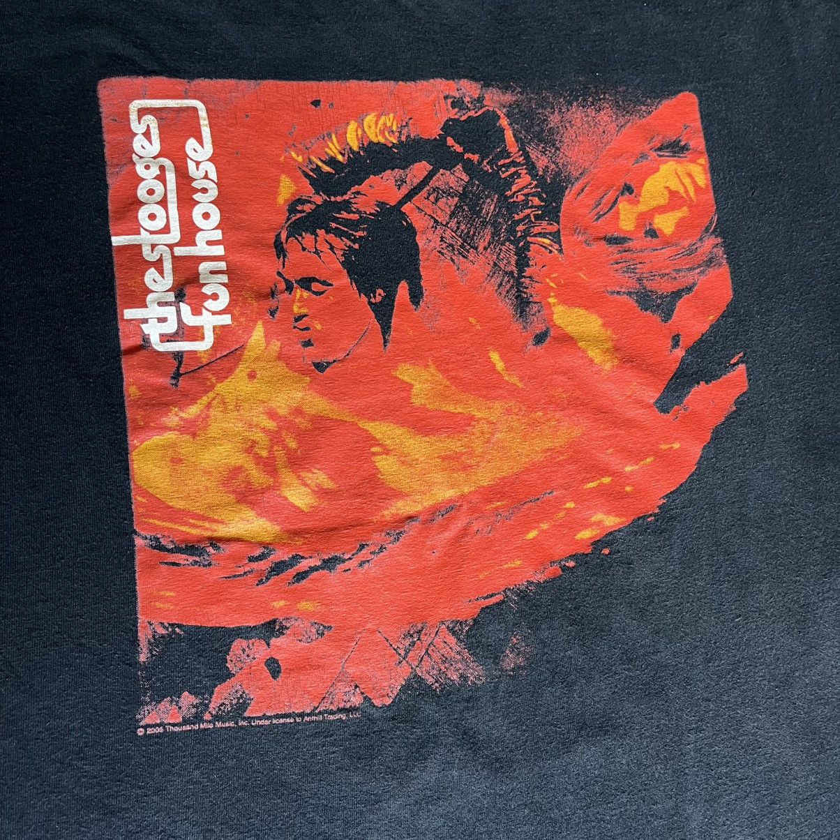 Band Tees Vintage 2005 Iggy Pop The Stooges Fun House Graphic Band Tee Size US XL / EU 56 / 4 - 4 Thumbnail