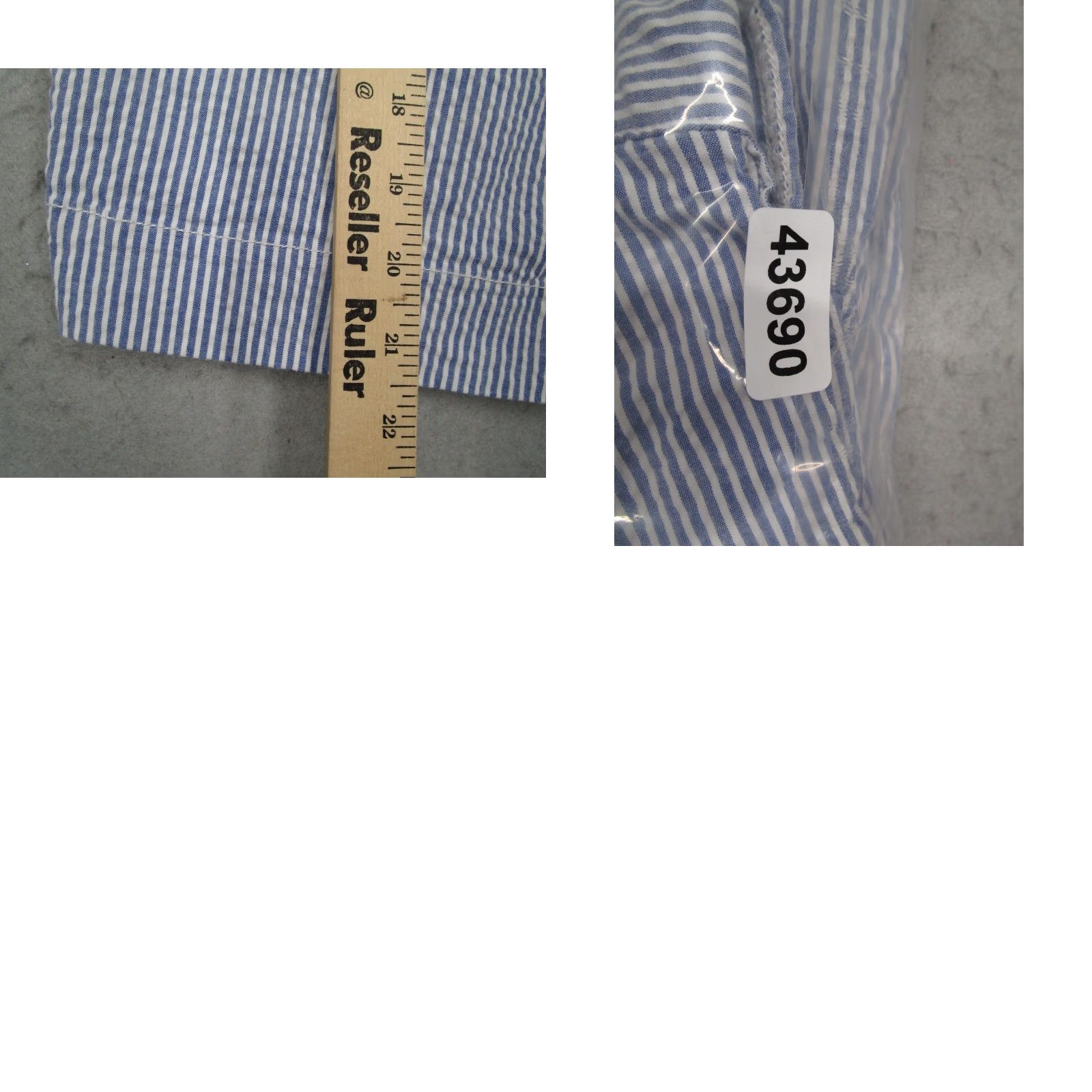 Polo Ralph Lauren VINTAGE Polo Ralph Lauren Shorts Mens 38 Blue Seersucker Stretch Classic Fit Pony Size US M / EU 48-50 / 2 - 8 Thumbnail