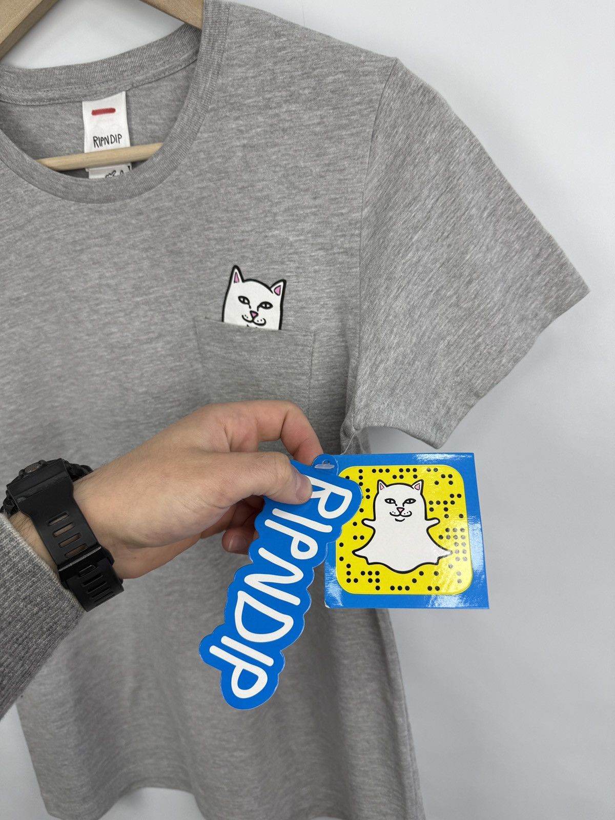 RIPNDIP NWT❗️ RIPNDIP Lord Nermal Pocket T-Shirt Cat Fack Rare Size M / US 6-8 / IT 42-44 - 4 Thumbnail