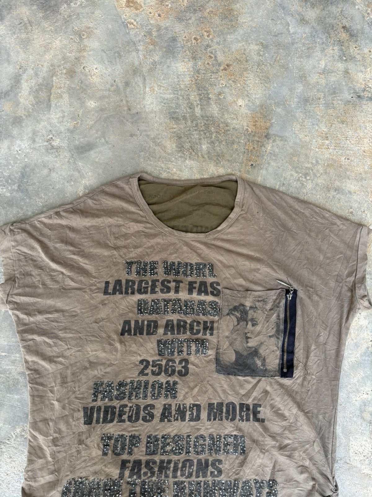 Hysteric Glamour Y2k Opium Hysteric Style Pocket Tshirt Size ONE SIZE - 2 Thumbnail