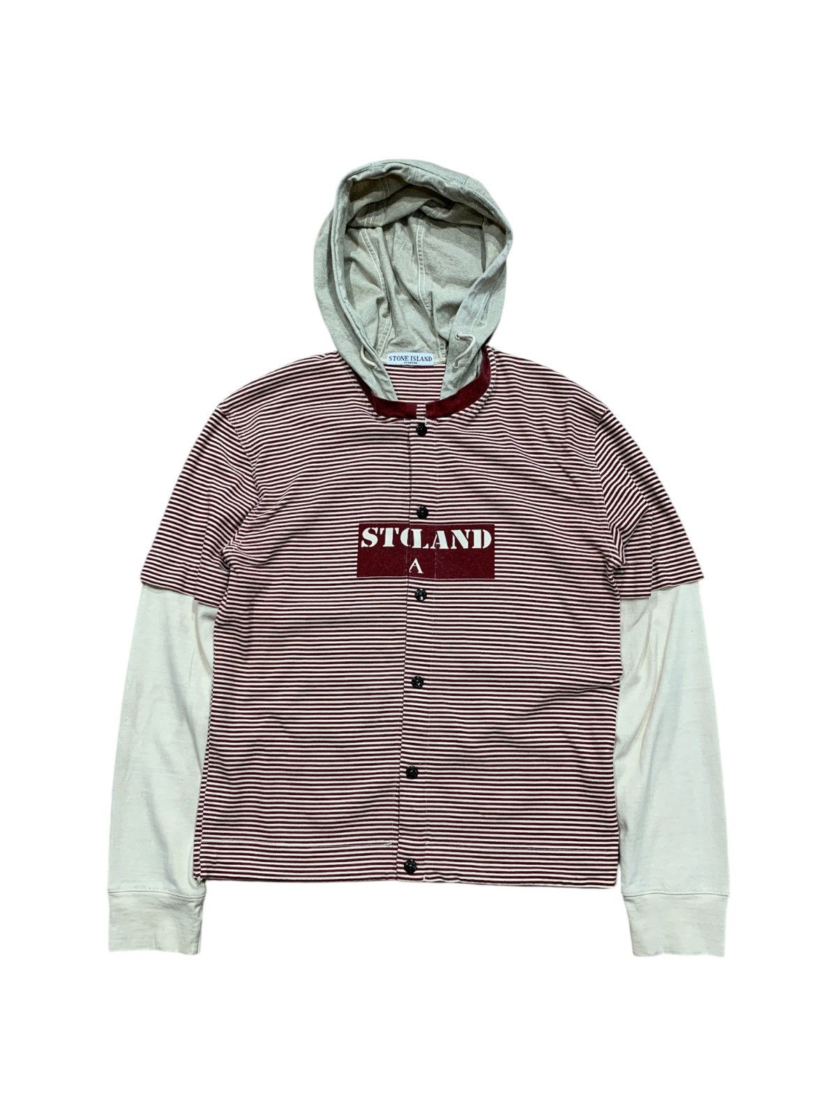 VTG Stone Island Marina Massimo Osti hooded sweatshirt rare