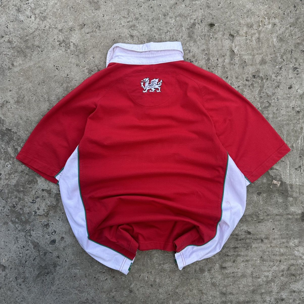 20471120 Vintage Rugby Championship 2011 Cymru 🏴󠁧󠁢󠁷󠁬󠁳󠁿 Polo T-shirts Size US L / EU 52-54 / 3 - 2 Thumbnail