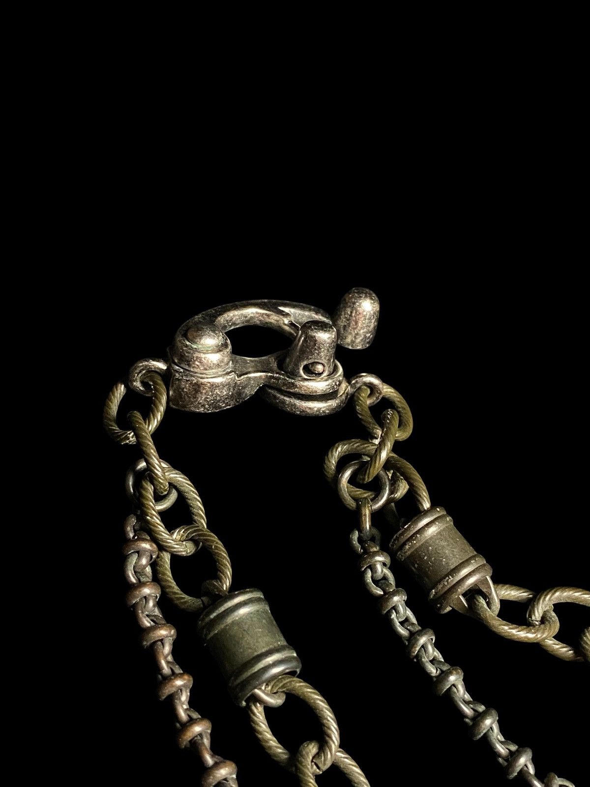 Allsaints AllSaints Multi-Chain Industrial Pendant Necklace Size ONE SIZE - 7 Thumbnail