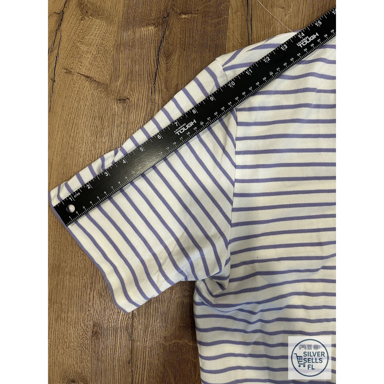 Polo Ralph Lauren Polo Golf Ralph Lauren Large Striped Polo Crest Logo Shirt Size US L / EU 52-54 / 3 - 7 Thumbnail