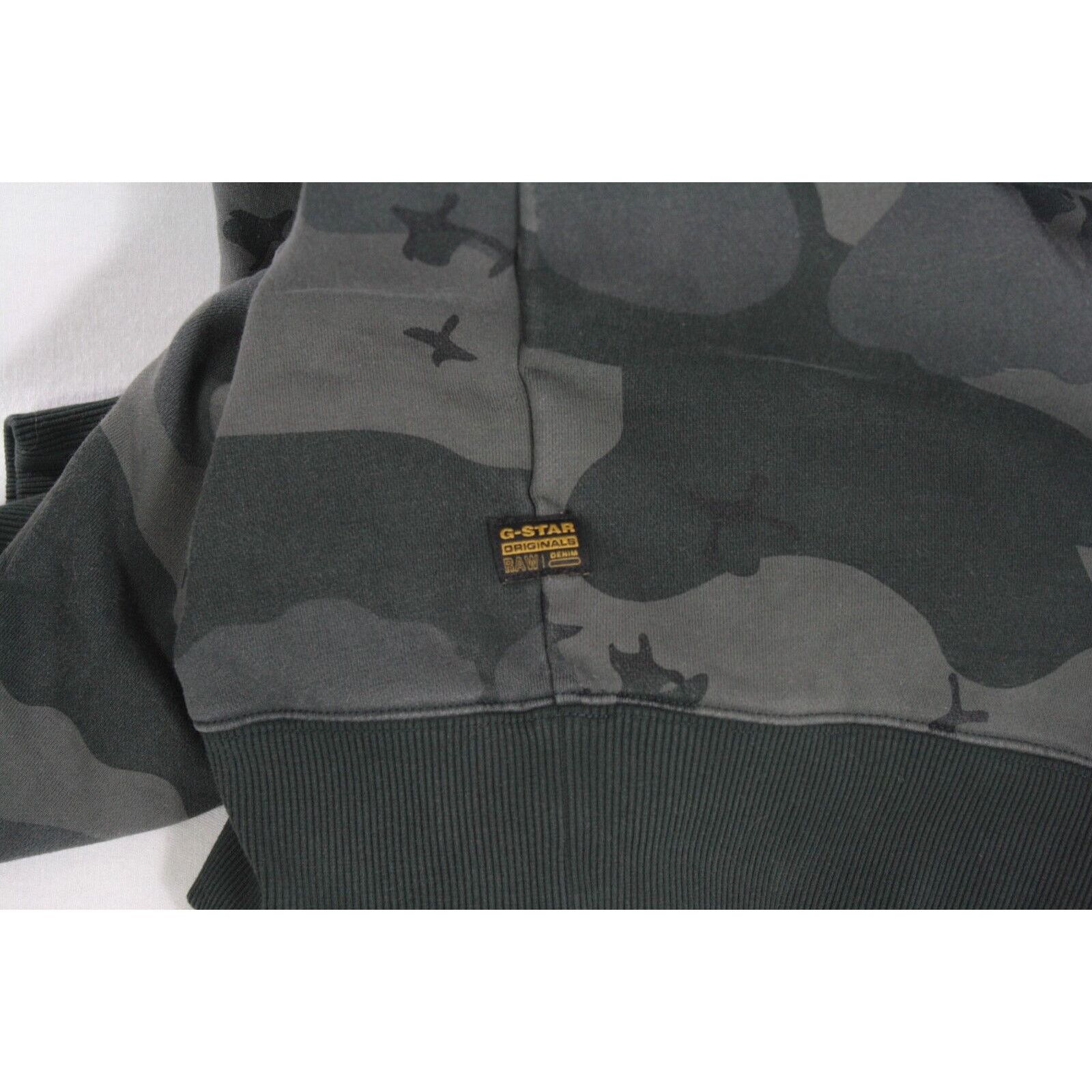 G-Star G Star RAW Camo Crewneck Sweatshirt Mens S Gray Pullover Size US S / EU 44-46 / 1 - 5 Thumbnail