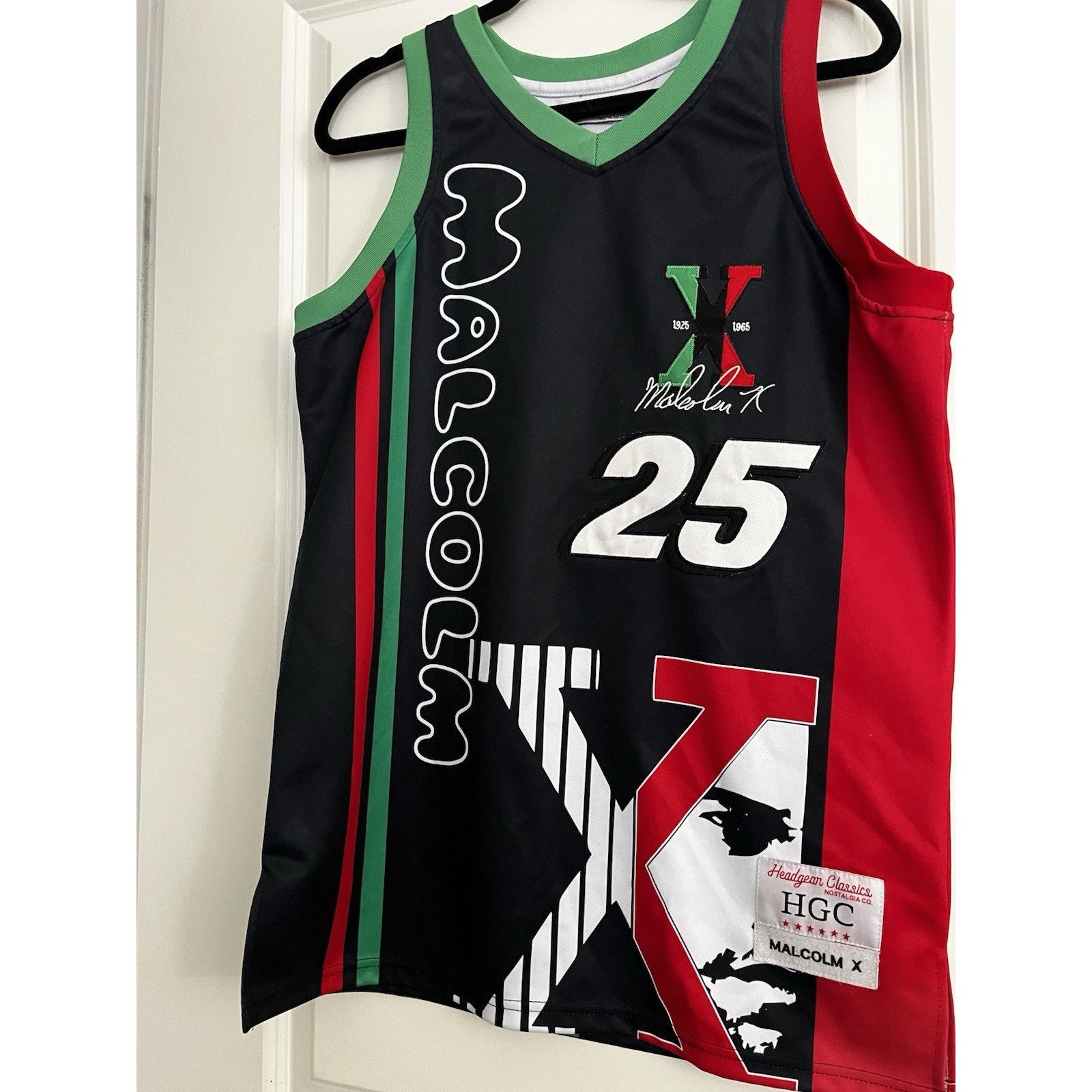 Other Malcolm X #25 Jersey Medium Headgear Classics HGC Streetwear Size US M / EU 48-50 / 2 - 3 Thumbnail