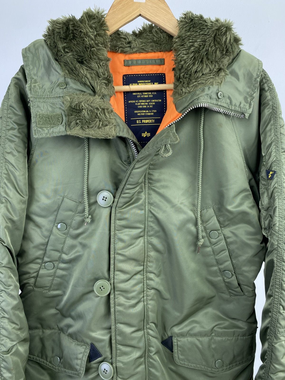 Alpha Industries 2000’s Alpha Industries N3-B Hooded Parka Size US XS / EU 42 / 0 - 4 Thumbnail