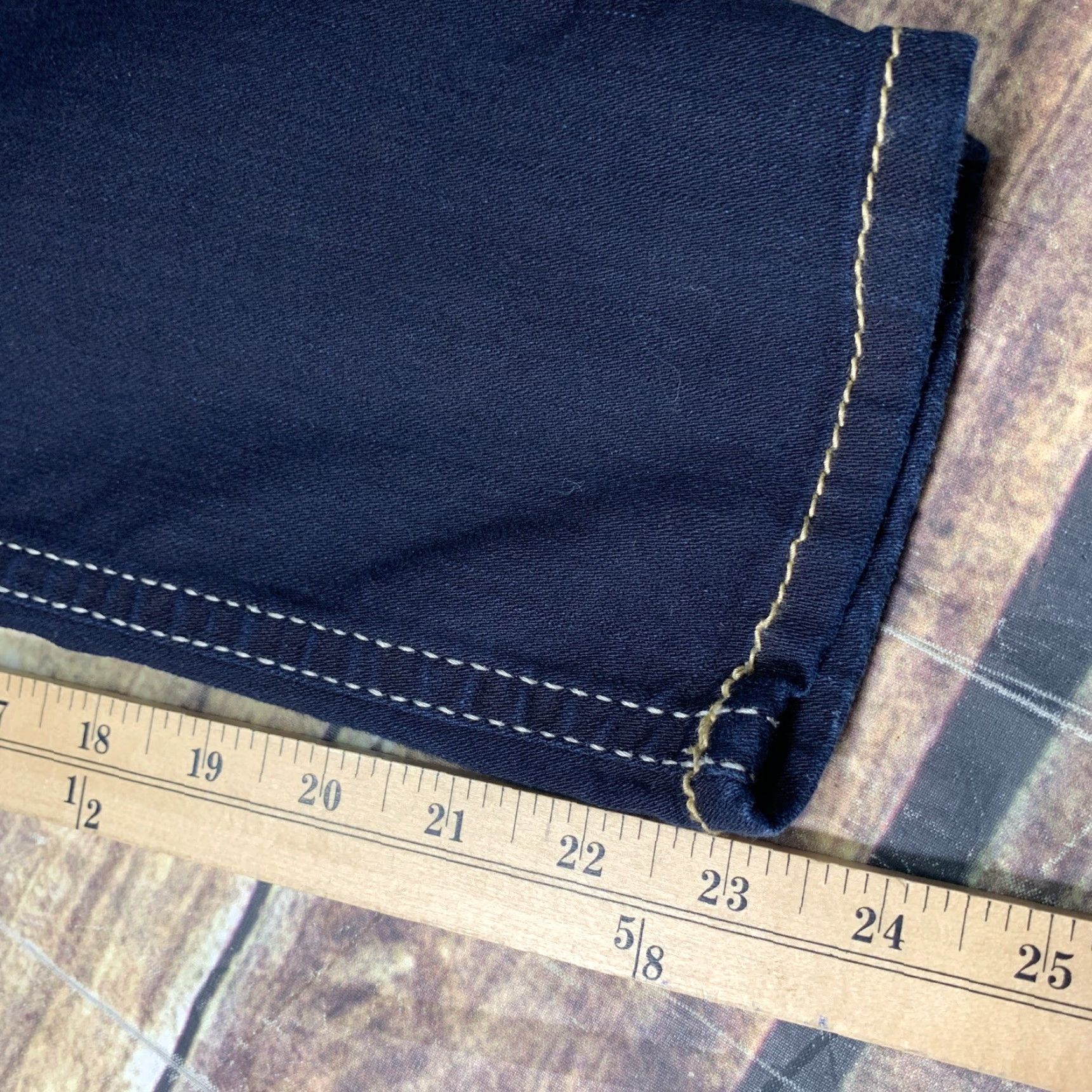 Vintage Silver Suki Women's Super Stretch High Capri Jeans 29x24 Dark Blue Denim Size 29" - 7 Thumbnail