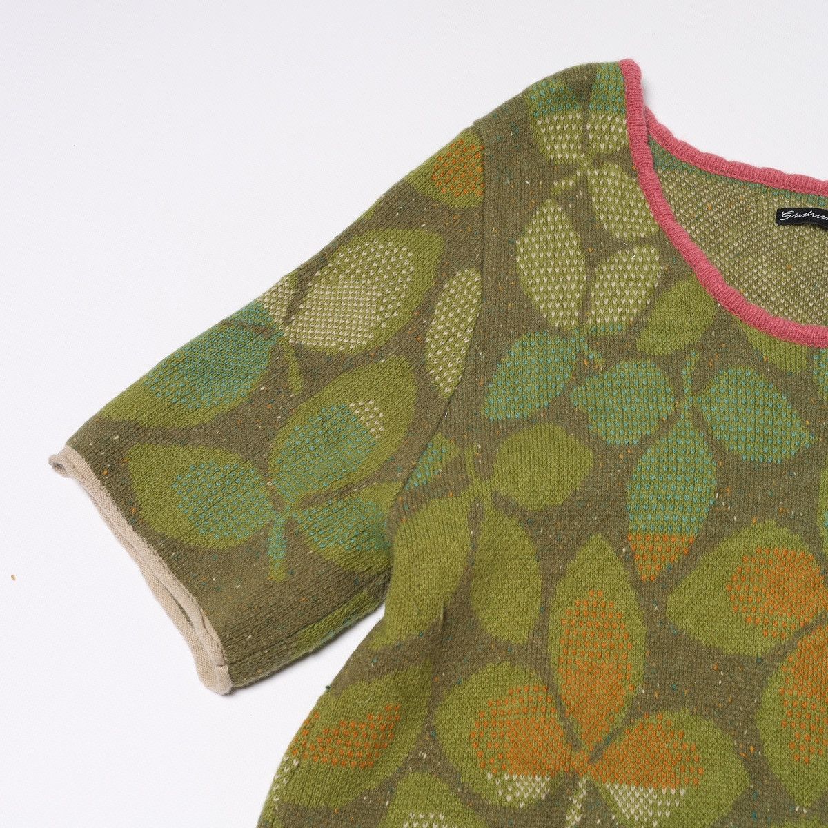 Gudrun Sjoden Gudrun Sjoden Wool Cotton Flowers Floral Print Sweater Top Size L / US 10 / IT 46 - 4 Thumbnail