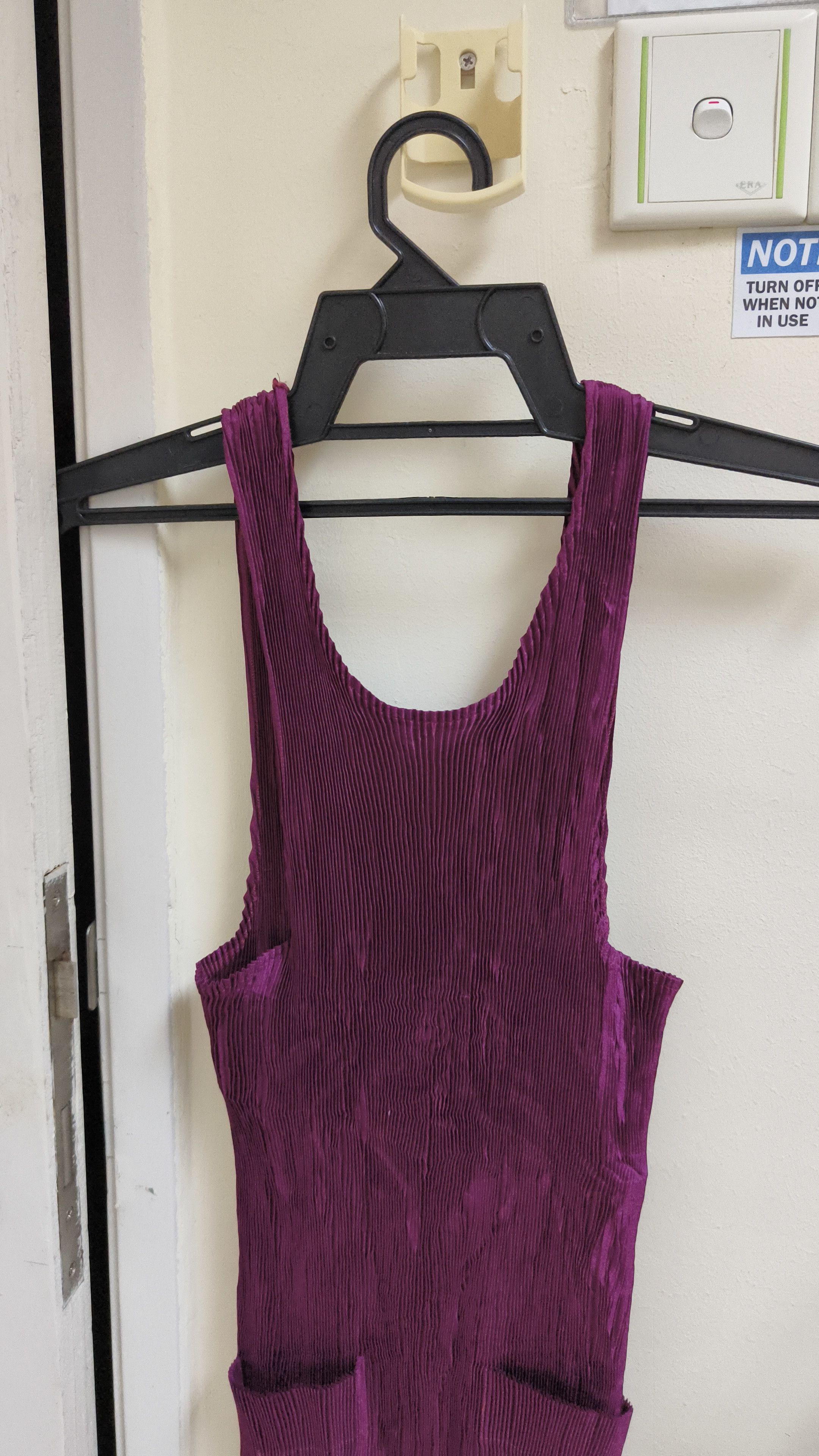 Issey Miyake 90's ISSEY MIYAKE im product Pleats Apron dress one piece Size ONE SIZE - 4 Thumbnail