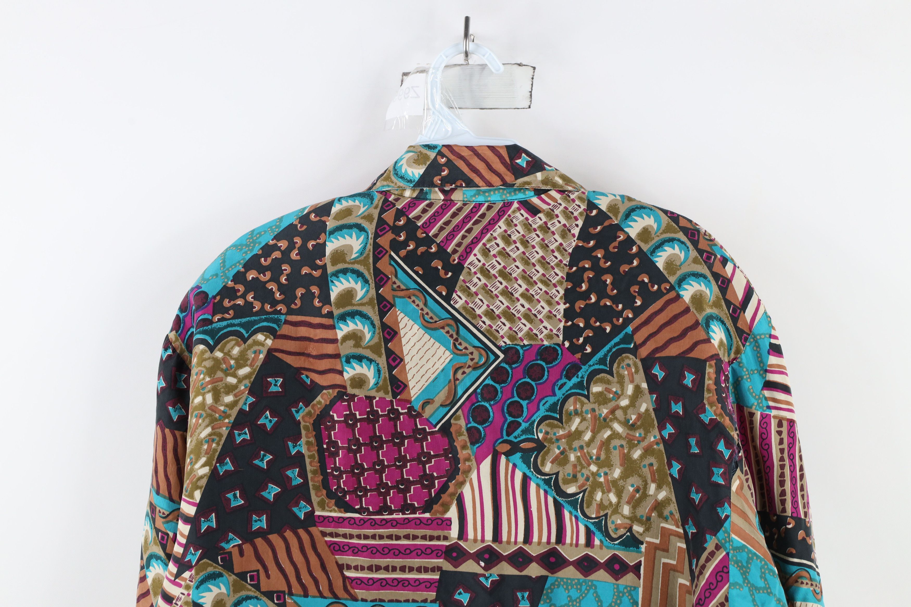 Vintage Vintage 90s Streetwear Silk Full Zip Windbreaker Jacket Size M / US 6-8 / IT 42-44 - 9 Thumbnail