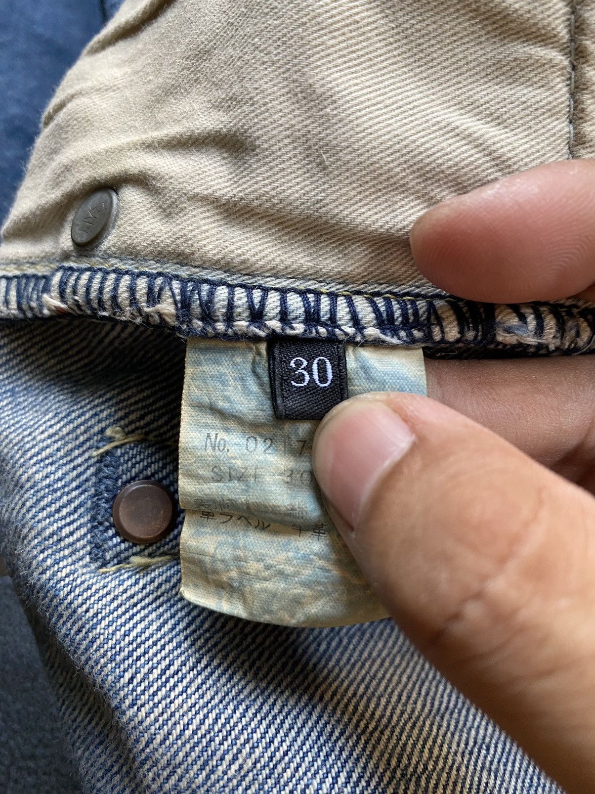 Hysteric Glamour Ripped Selvedge Jeans Size US 30 / EU 46 - 18 Thumbnail