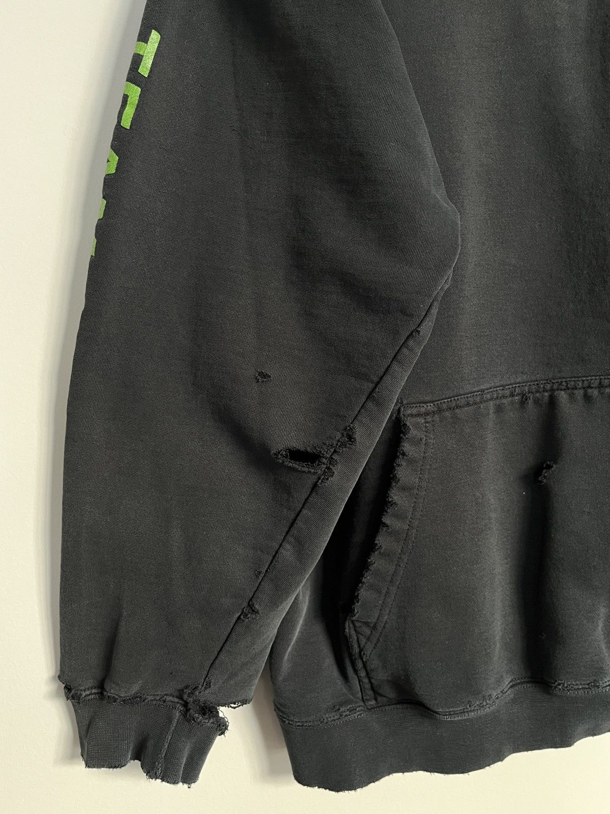 Unsound Rags × Vintage Crazy Vintage Kawasaki Hoodie Thrashed Size US L / EU 52-54 / 3 - 9 Thumbnail