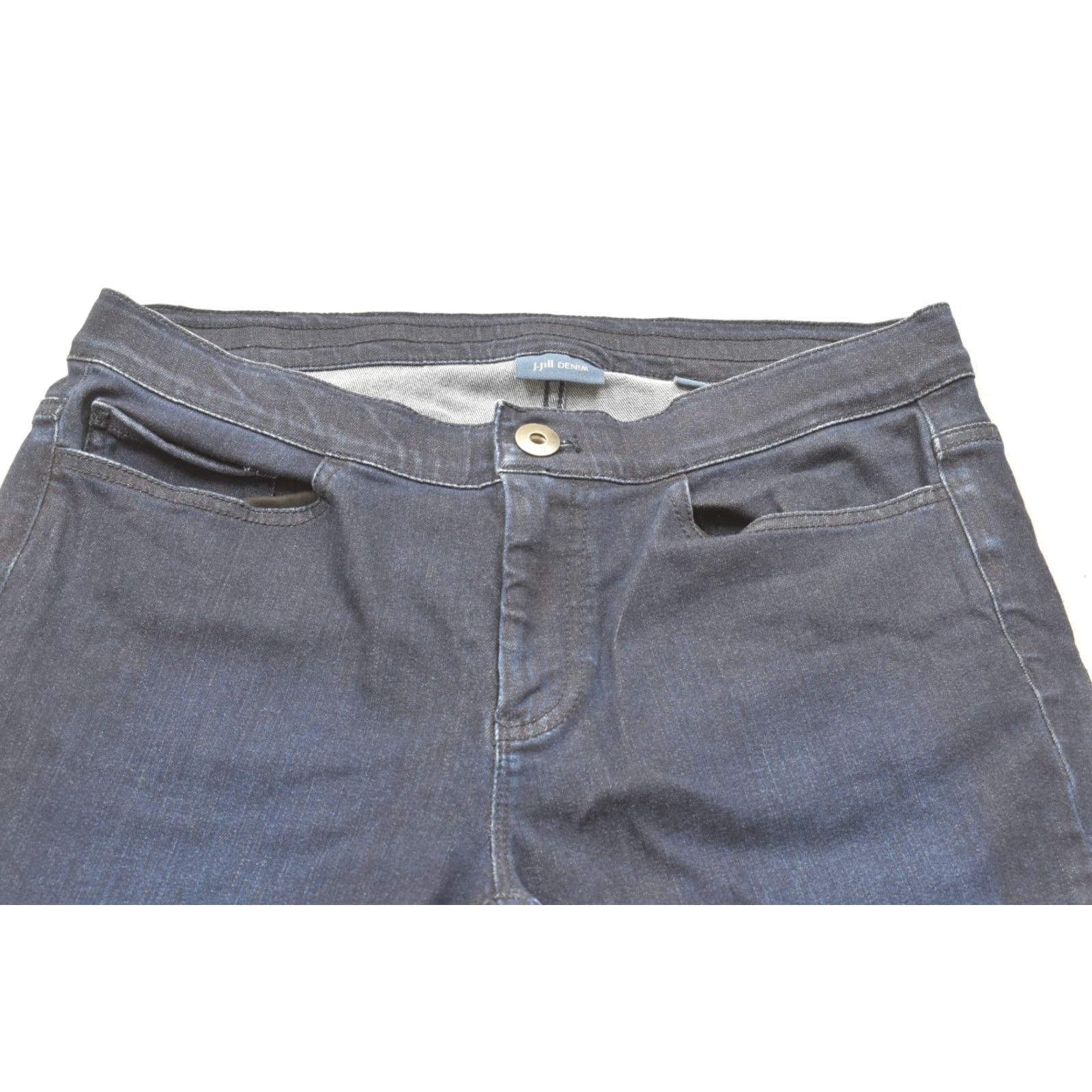 J. Jill J. Jill Denim Women's Size 8 Dark Wash 5-Pocket Leggings Tencel Lyocell Stretch Jegging Shirt Jeans Womens Jeans Women Size 30" / US 8 / IT 44 - 6 Thumbnail