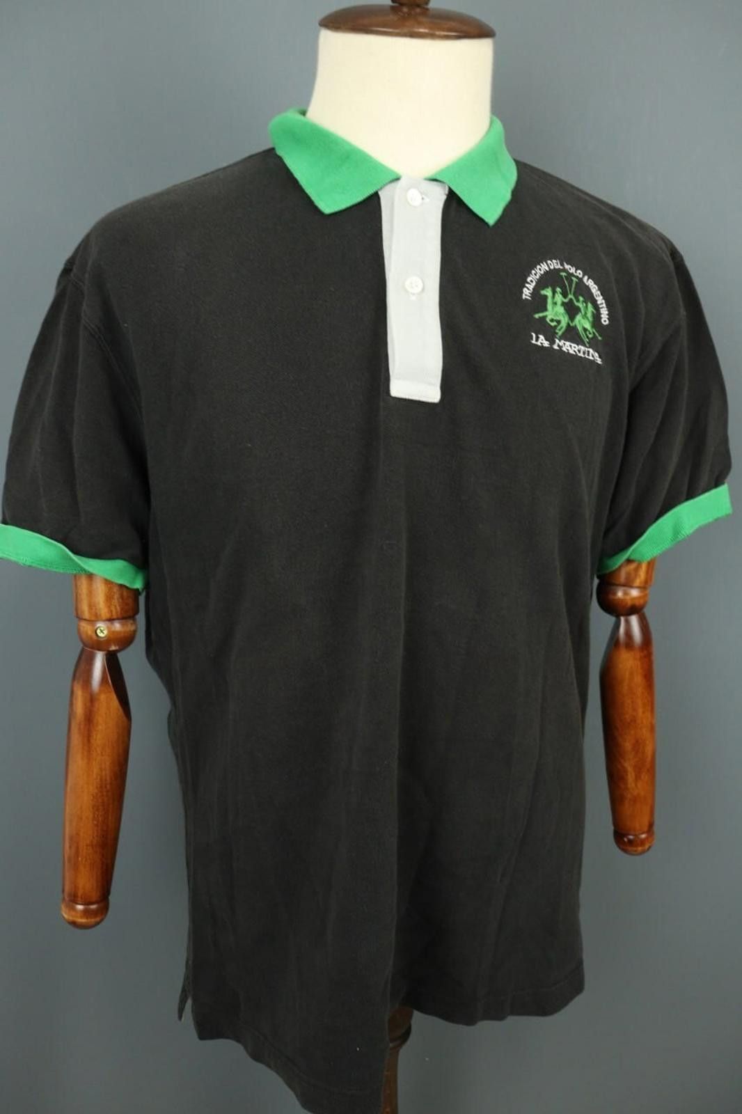 La Martina La Martina Buenos Aires Blue Polo Shirt Size 2XL Size US XXL / EU 58 / 5 - 8 Thumbnail