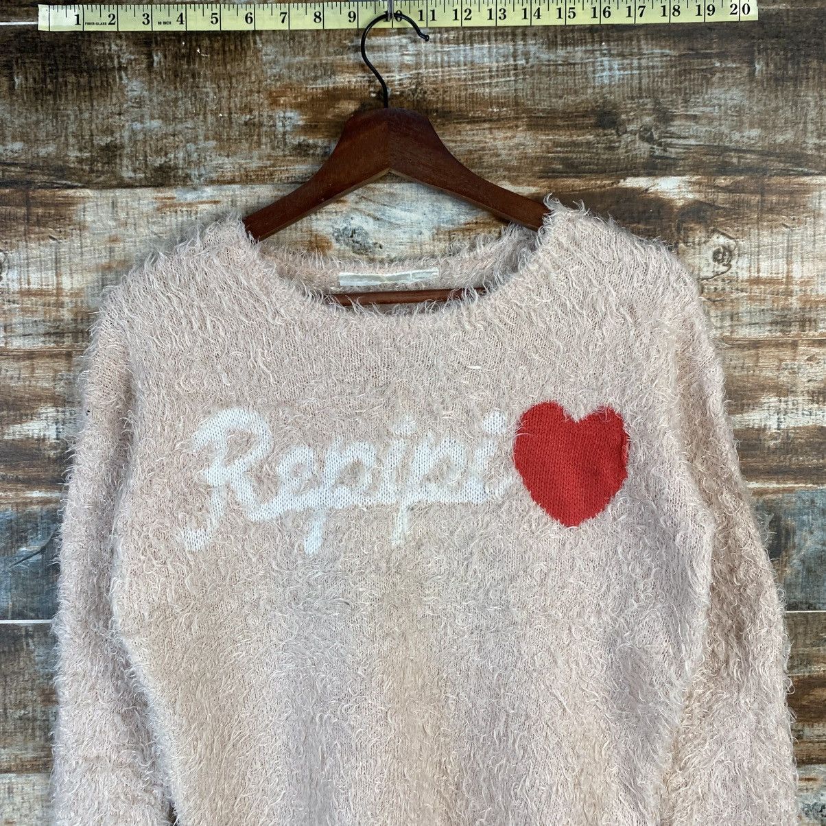 Vintage DL Repipi Pink shaggy fur Knitwear #C1078 Size S / US 4 / IT 40 - 5 Thumbnail