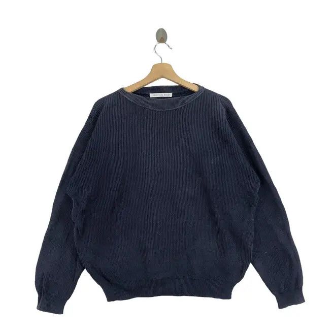 Vintage Vtg SPIRITUAL BOND Pure Nature Indigo Knitwear Sweater Size XXL / US 16-18 / IT 52-54 - 1 Thumbnail