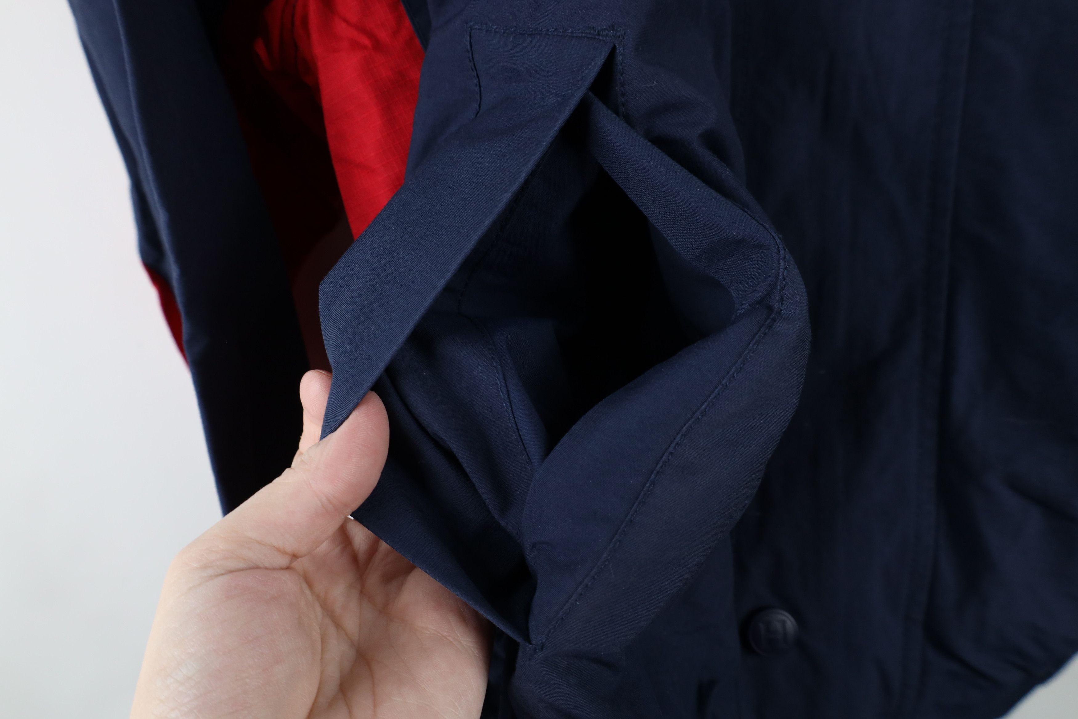 Tommy Hilfiger × Vintage Vintage 90s Tommy Hilfiger Ripstop Hooded Windbreaker Jacket Size US L / EU 52-54 / 3 - 8 Thumbnail