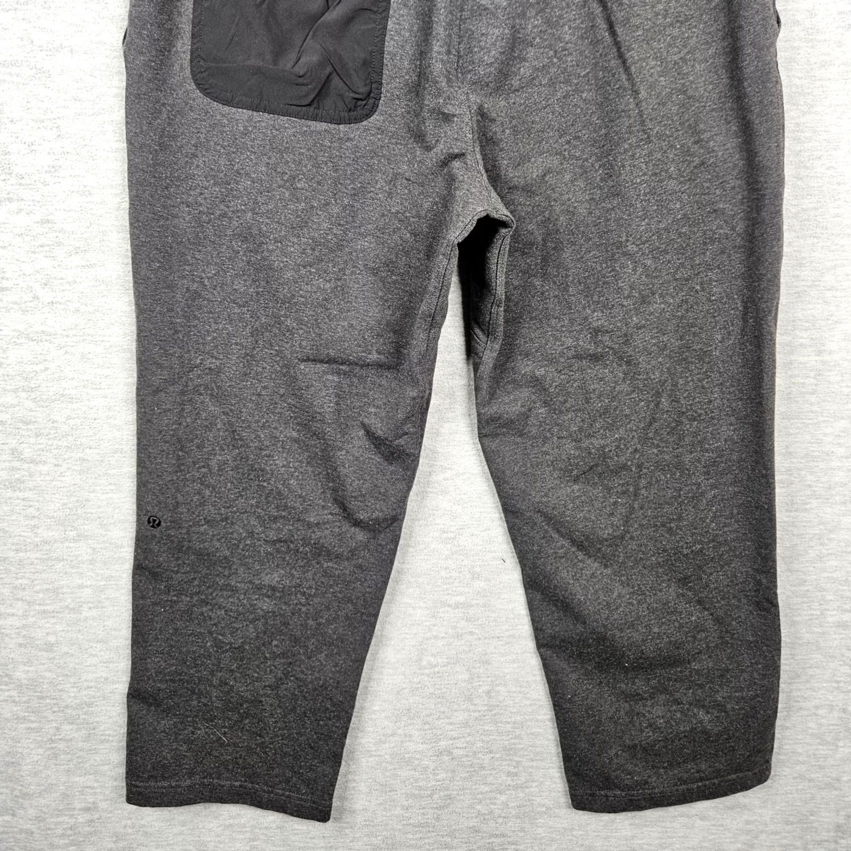 Lululemon Lululemon Men's Dark Charcoal Gray Pockets Sweatpants Size L Size US 33 - 4 Thumbnail