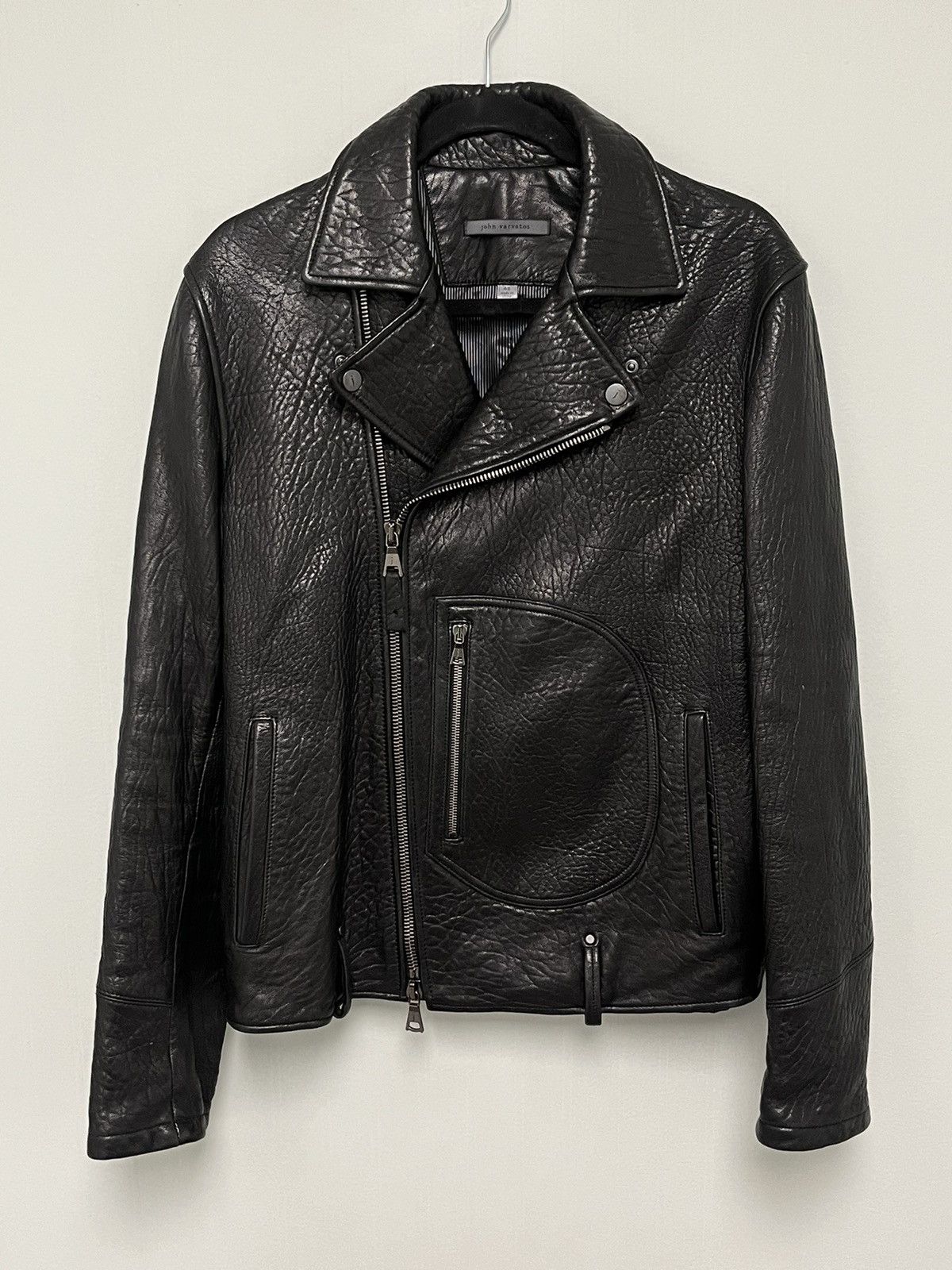 John Varvatos Biker Jacket With Zip Patch Pocket. EU 48 Size US M / EU 48-50 / 2 - 5 Thumbnail