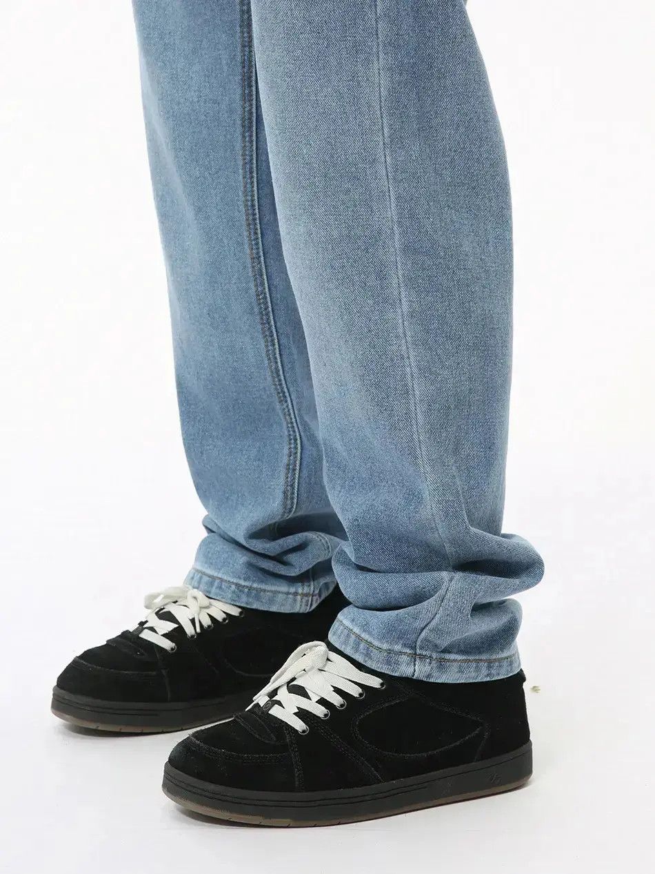 Japanese Brand Retro loose straight leg casual jeans Size US 30 / EU 46 - 3 Thumbnail