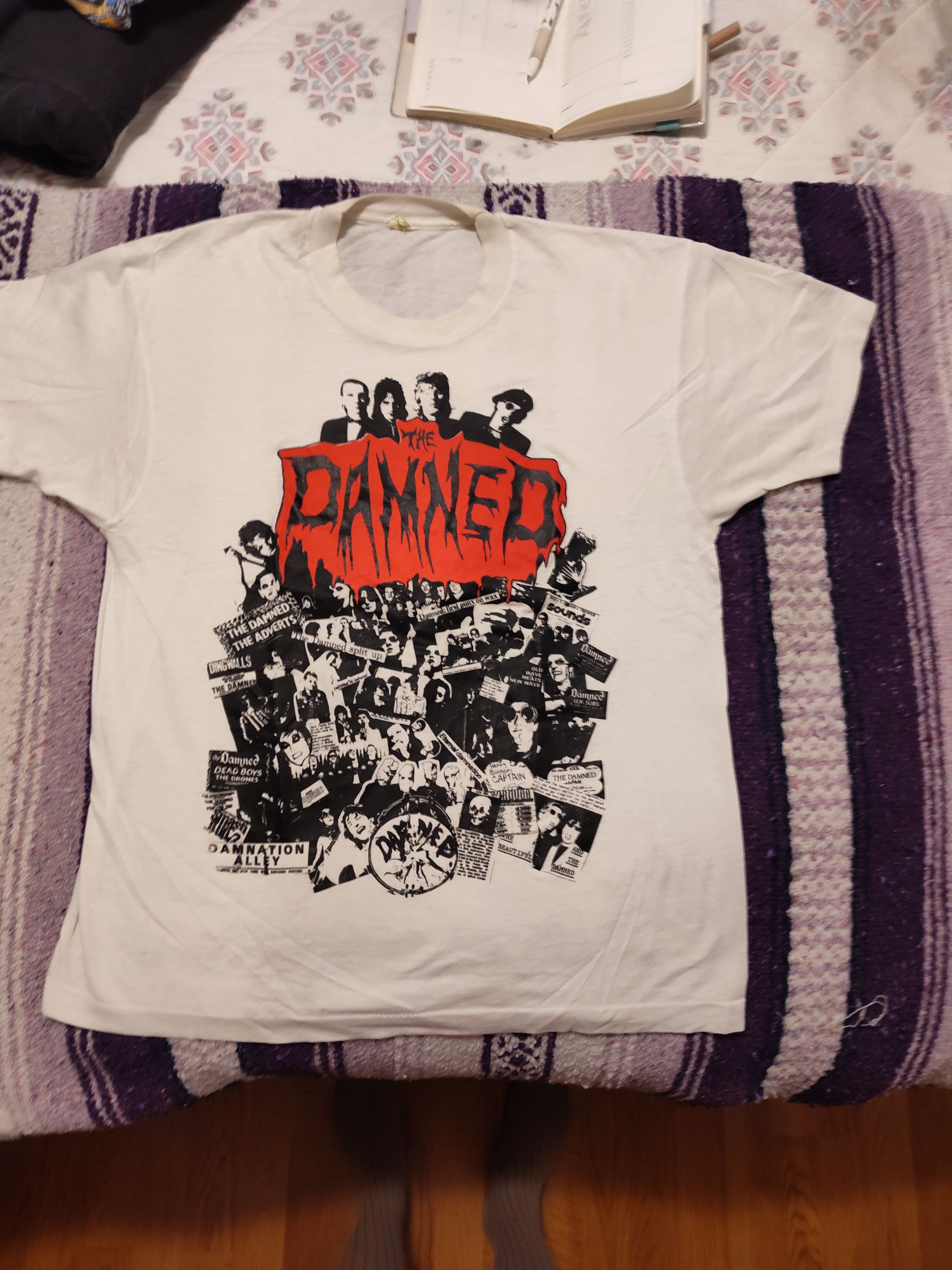 Other The Damned Single stitch Vintage shirt XL Size US XL / EU 56 / 4 - 1 Thumbnail