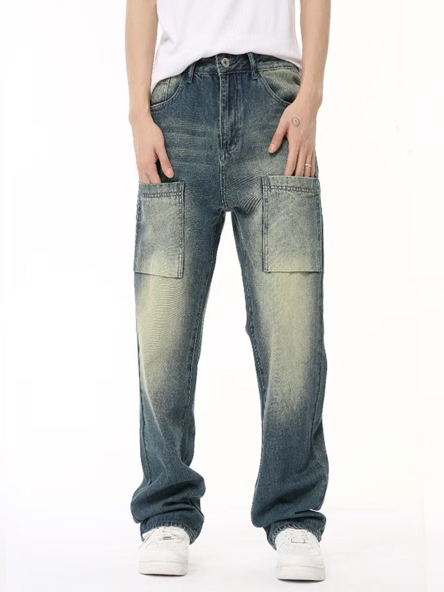 Japanese Brand × Jean High Street Multi-Pocket Patchwork Jeans Size US 33 - 3 Thumbnail
