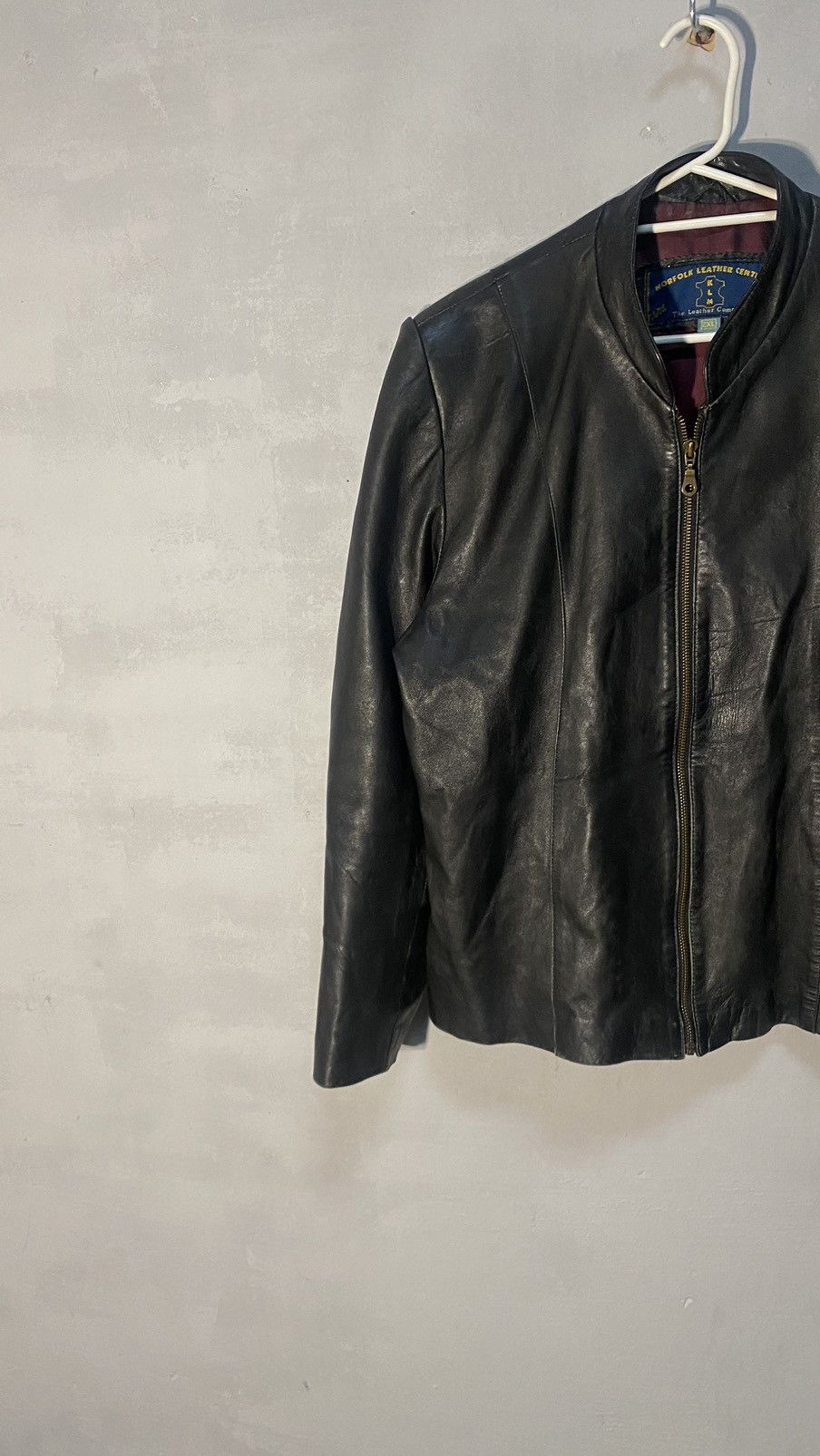 Genuine Leather Vintage leather jacket Size XL / US 12-14 / IT 48-50 - 3 Thumbnail