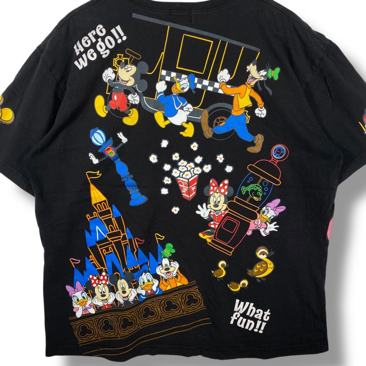 Disney × Vintage Vintage 00's DISNEY BESTIES Cartoon Colourful Graphic Tee Size 3XL / US 20-22 - 7 Thumbnail