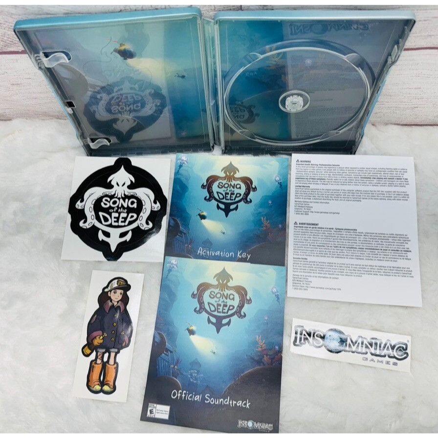 Sony Song of the Deep (PS4, Playstation 4) Steelbook ONLY Collect Size ONE SIZE - 6 Thumbnail