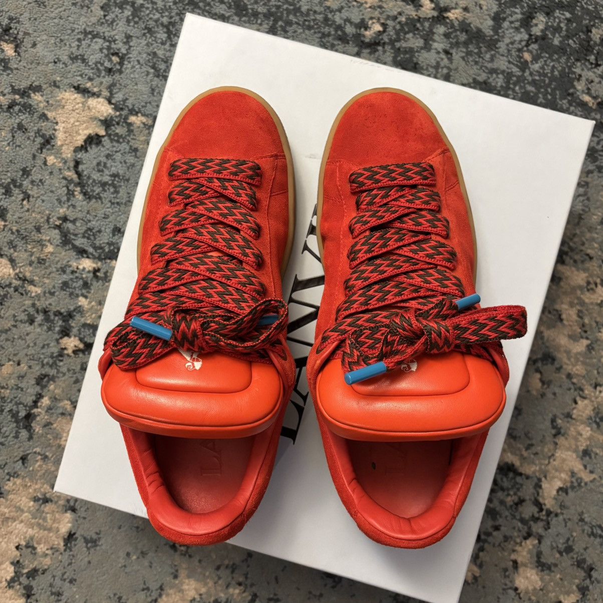 Lanvin Lanvin Curb Suede Sneaker Size 44 (11US) Worn Lightly Og All Size US 11 / EU 44 - 3 Thumbnail