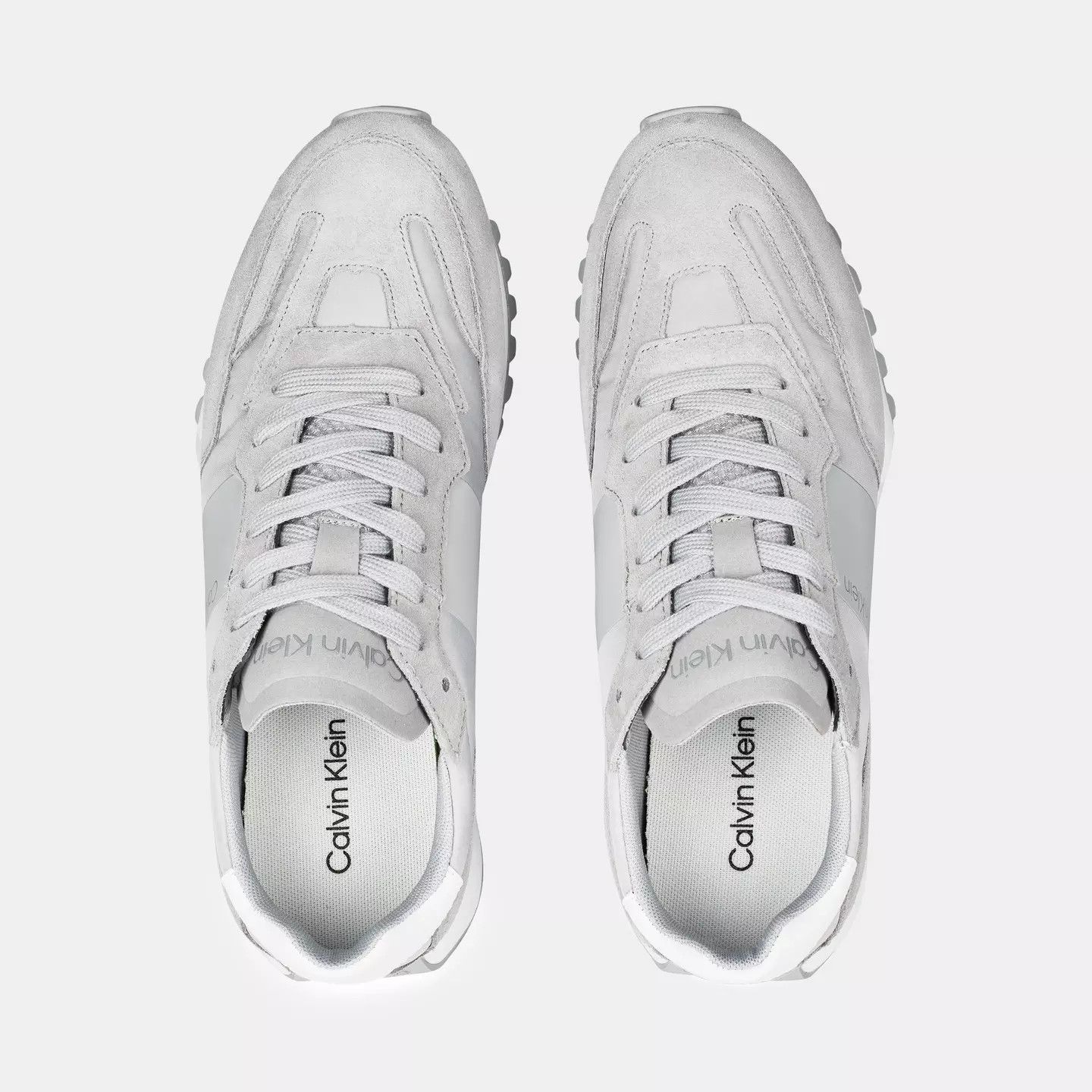 Calvin Klein o1g2r1mq0426 Suede Trainers in Grey/White Size US 7 / EU 40 - 6 Thumbnail