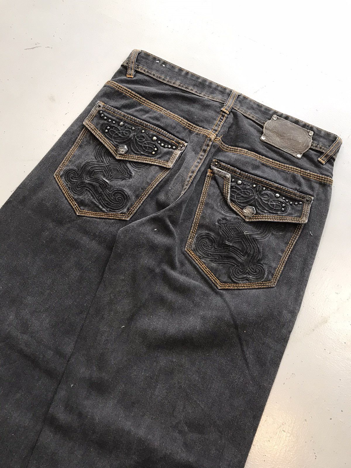 Ecko Unltd. × Vintage Vintage Ecko straight fit charcoal black denim Size US 31 - 7 Thumbnail