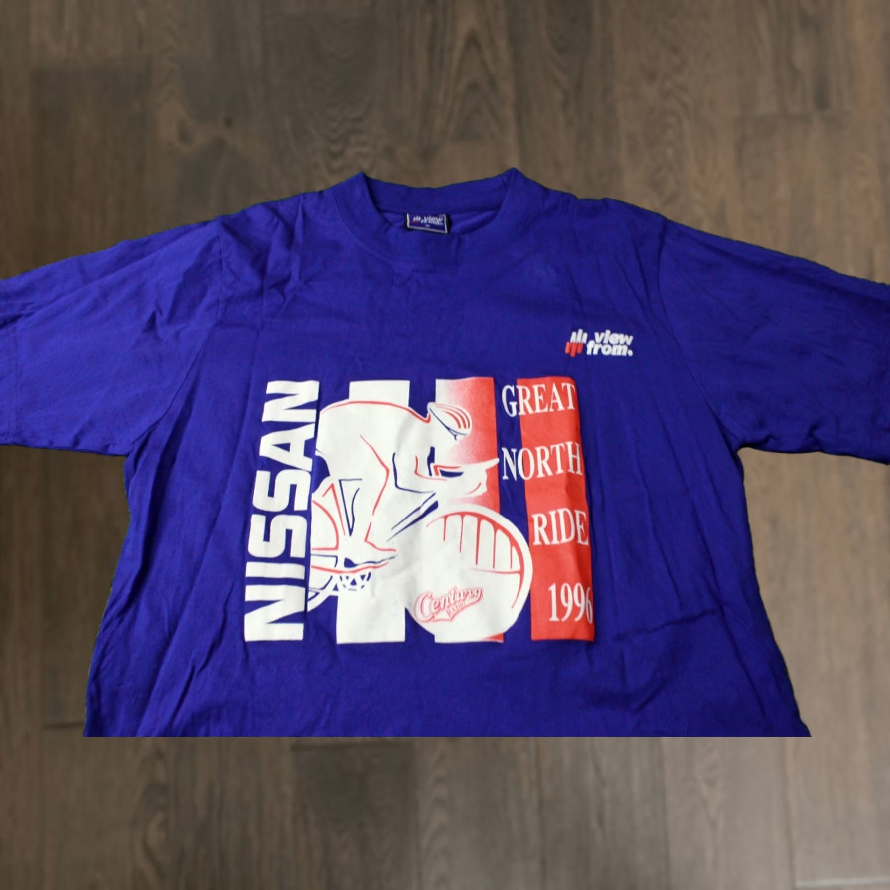 Greats GREAT NORTH RIDE 1996 VINTAGE VIEW FROM SHIRT JERSEY TEE SIZE S BLUE MEN OFFICIAL ORIGINAL? Size US S / EU 44-46 / 1 - 1 Thumbnail