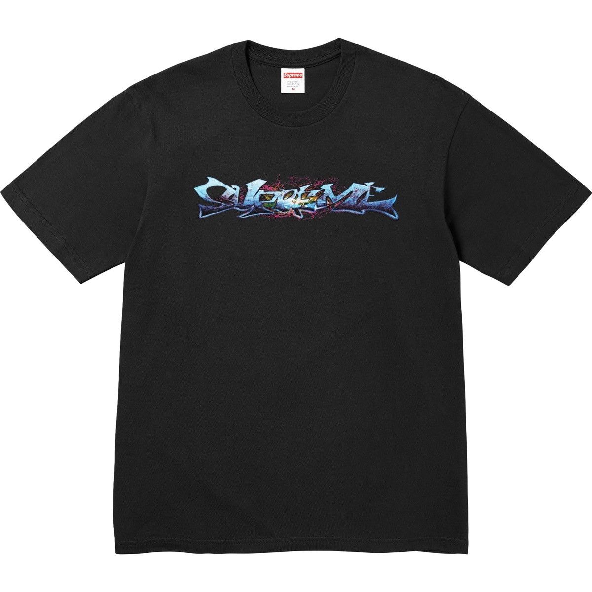 Supreme Supreme Tag Tee Black XL FW25 Size US XL / EU 56 / 4 - 1 Thumbnail