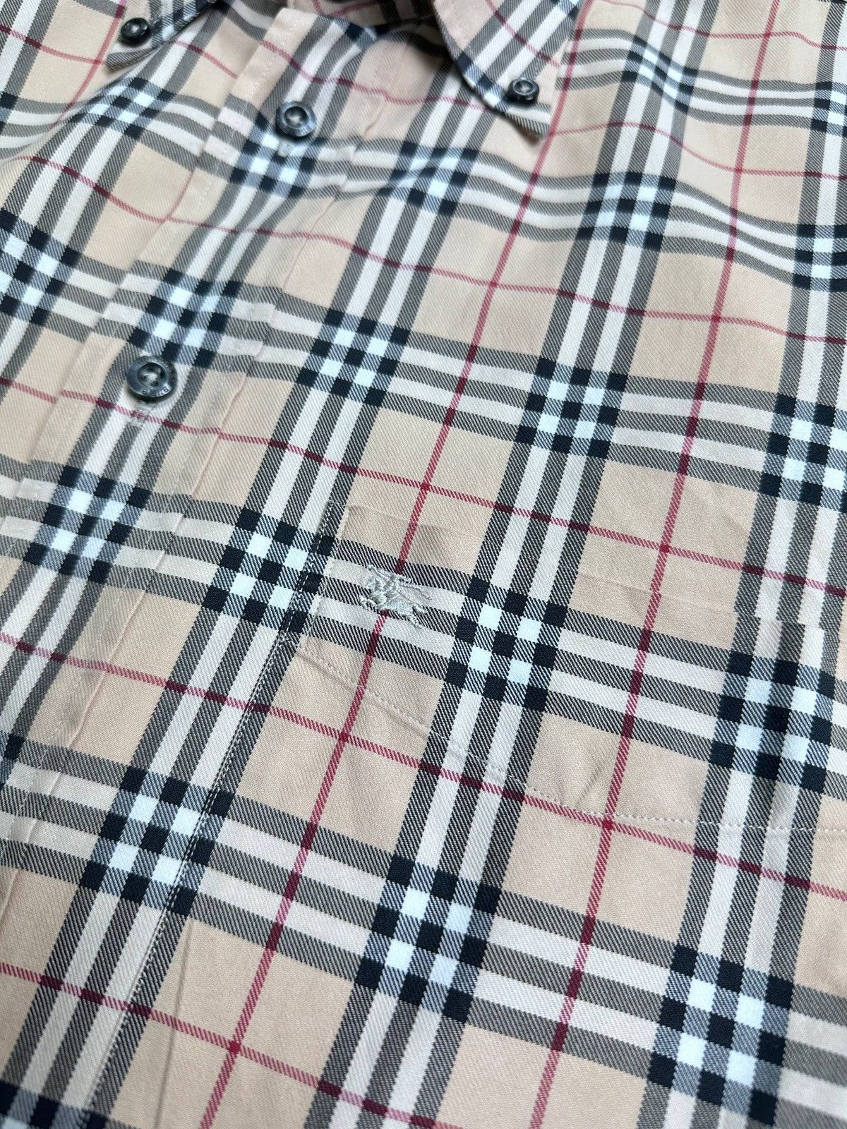 Burberry Vintage Burberry Nova Check Button Shirt XL Size US XL / EU 56 / 4 - 7 Thumbnail