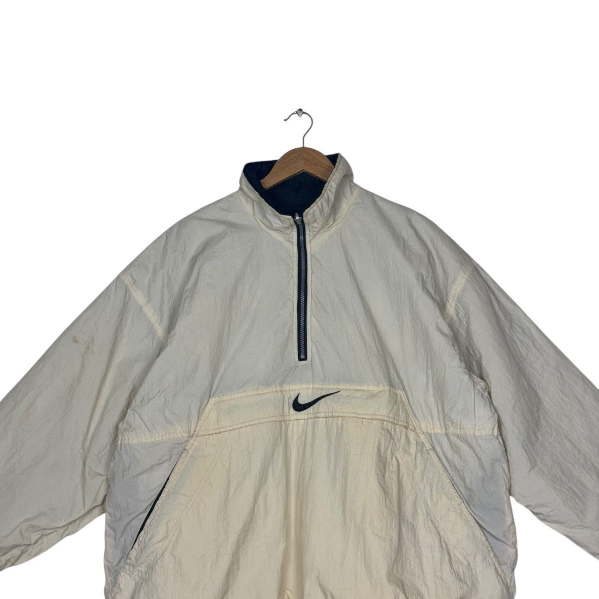 Nike Nike Reversible Black/Beige Light Jacket Size US M / EU 48-50 / 2 - 4 Thumbnail