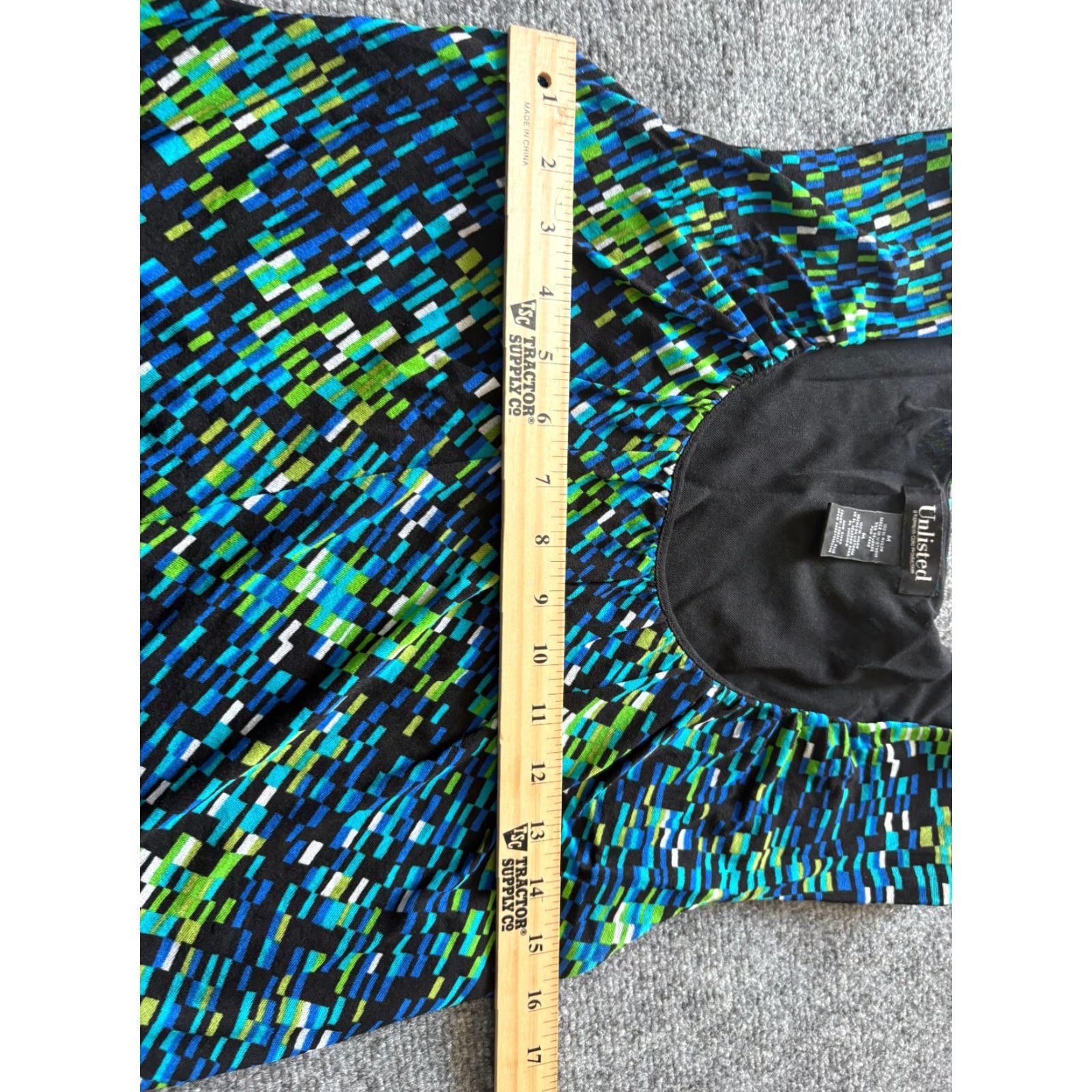 Kenneth Cole Kenneth Cole Womens Shirt Top Medium Sleeveless Blouse Green Black Blue - Regular M Shirt Women Twist: Casual Workwear, City Classic, All Seasons Size M / US 6-8 / IT 42-44 - 4 Thumbnail