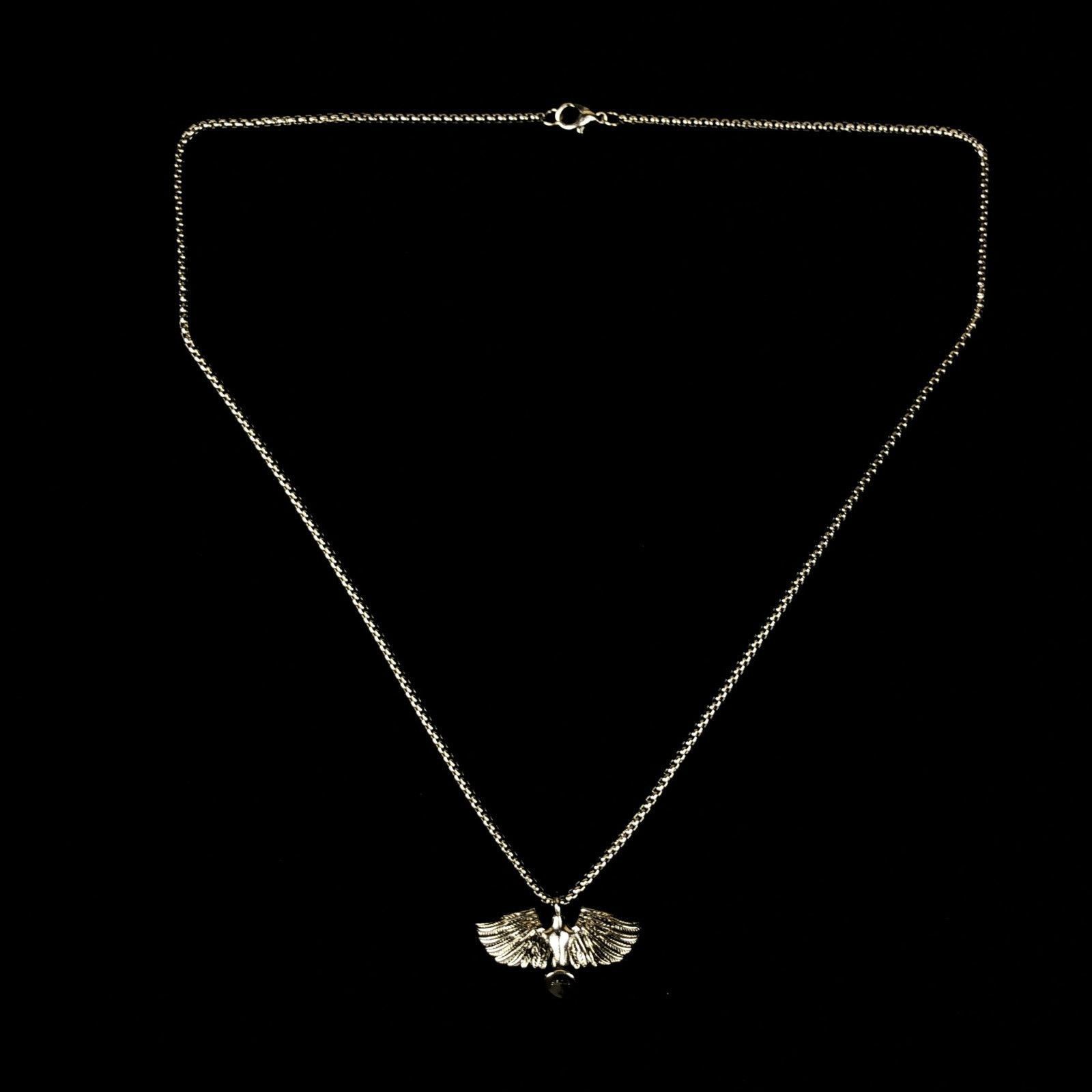 Jewelry Wings Punk Necklace Grunge Chain Size ONE SIZE - 4 Thumbnail