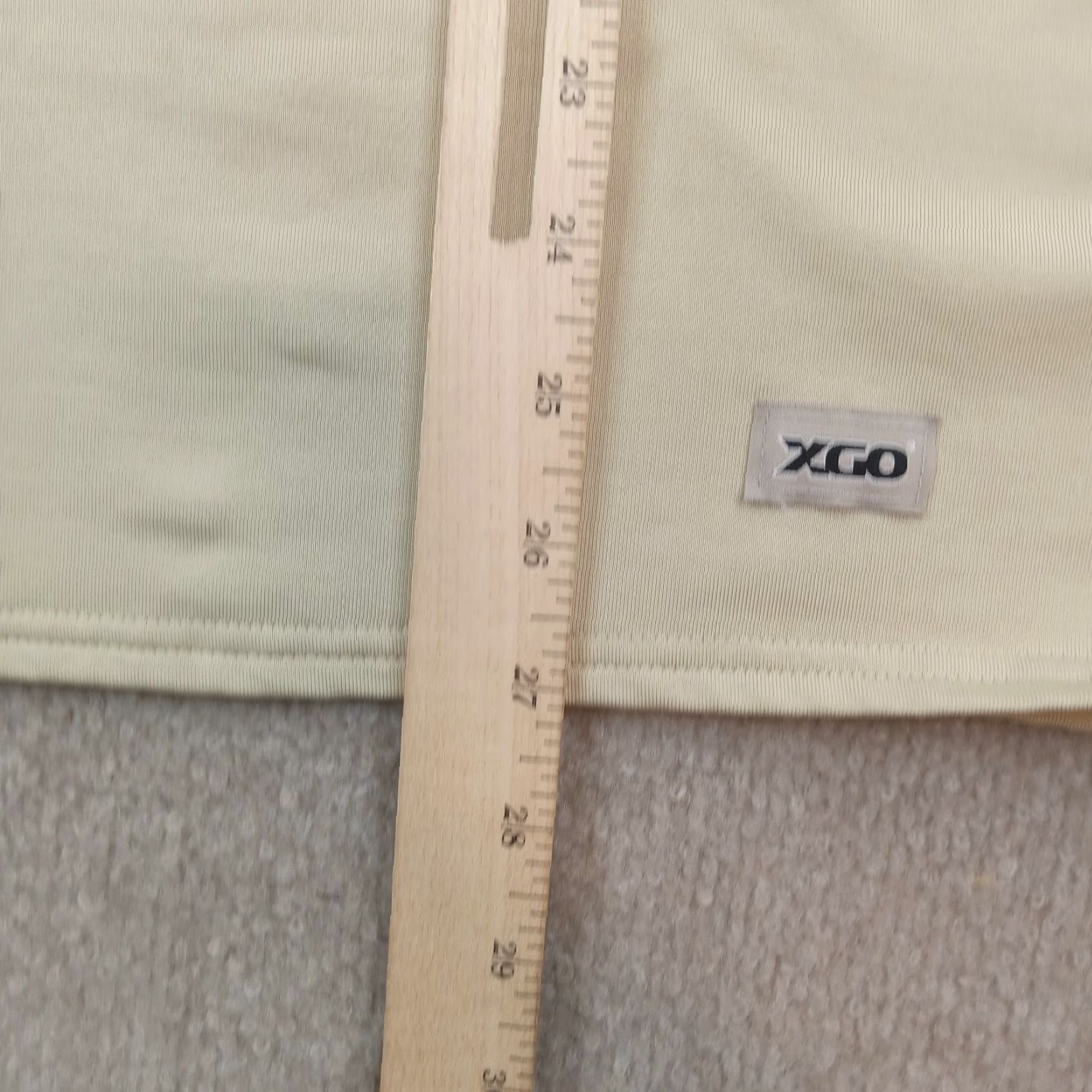 Layer 8 XGO Golf Long Sleeve Mock Neck Pullover Shirt Mens Large Beige Base Layer Size US L / EU 52-54 / 3 - 3 Thumbnail