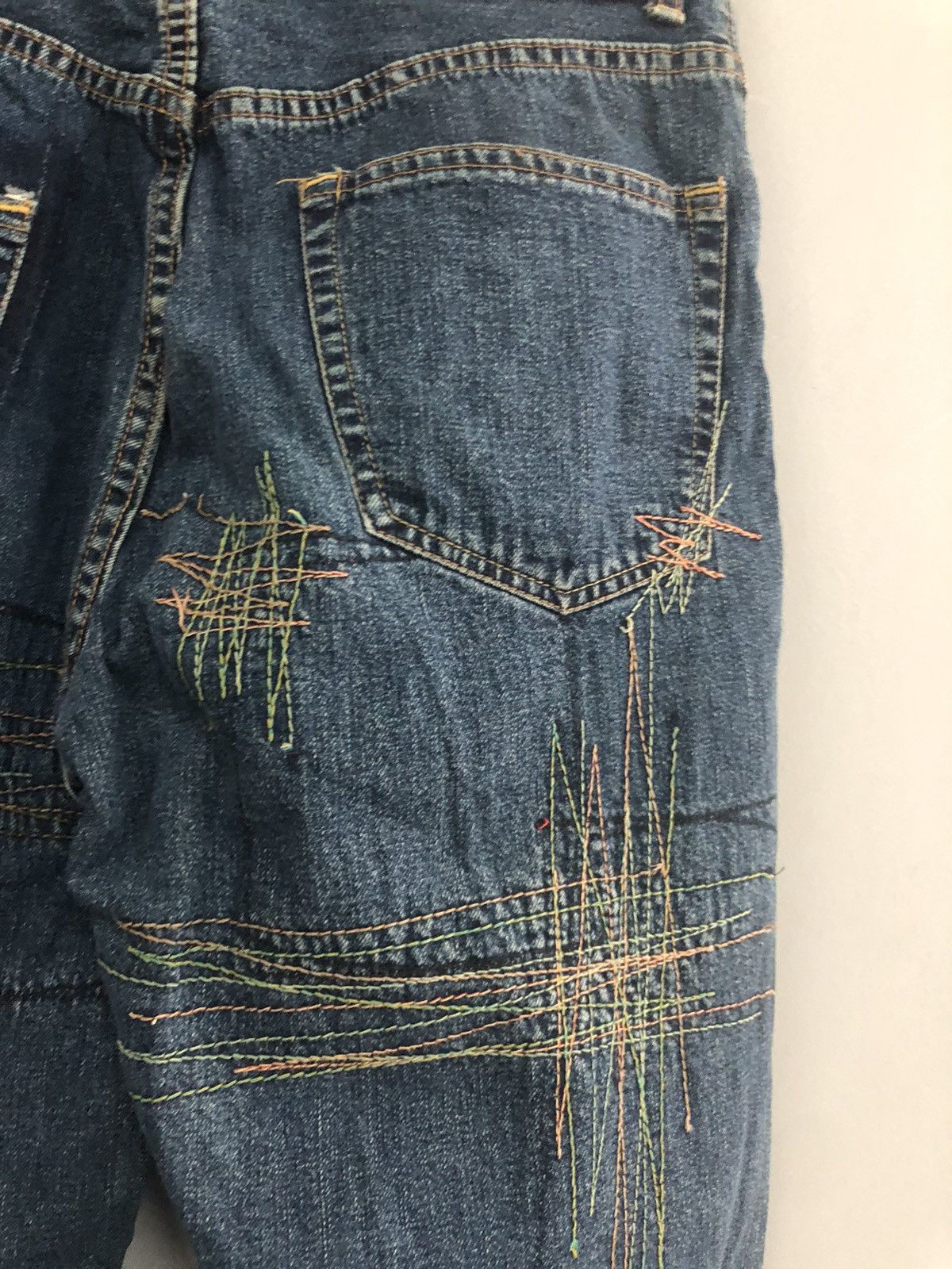 Hysteric Glamour HYSTERIC GLAMOUR Denim Pants Zigzag Distressed Style Japan Size US 28 / EU 44 - 9 Thumbnail