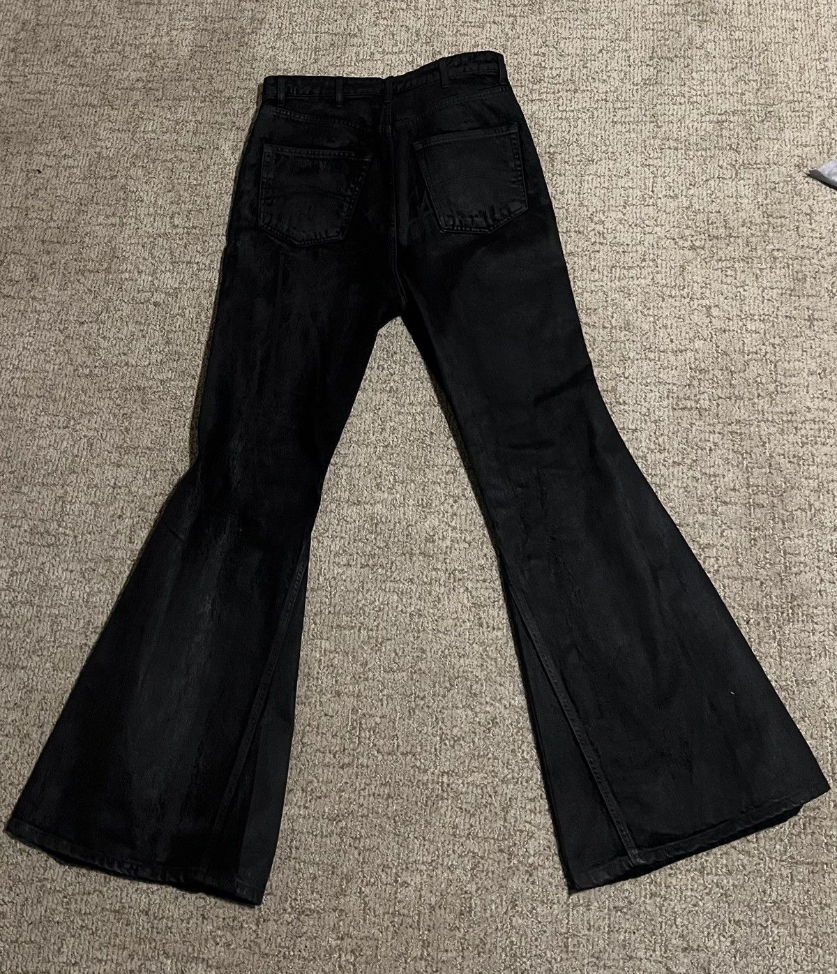 Other Black Flared Jeans Size US 32 / EU 48 - 2 Thumbnail