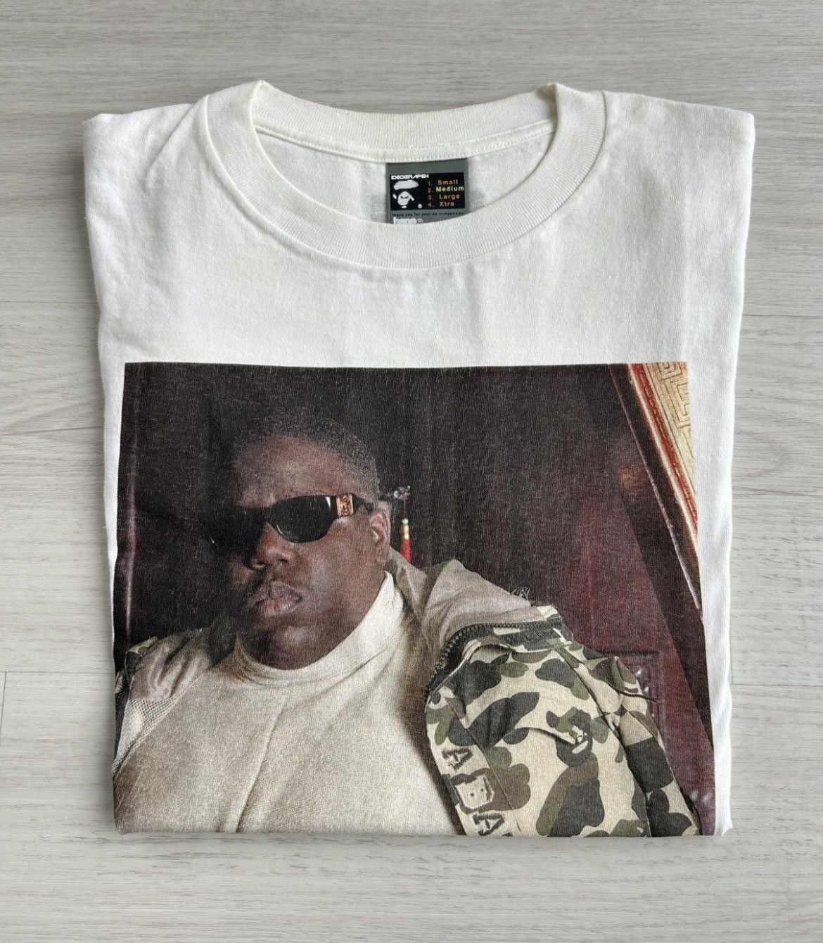 Bape VERY RARE OG 2002 A BATHING APE X NOTORIOUS B.I.G TEE Size US M / EU 48-50 / 2 - 1 Thumbnail