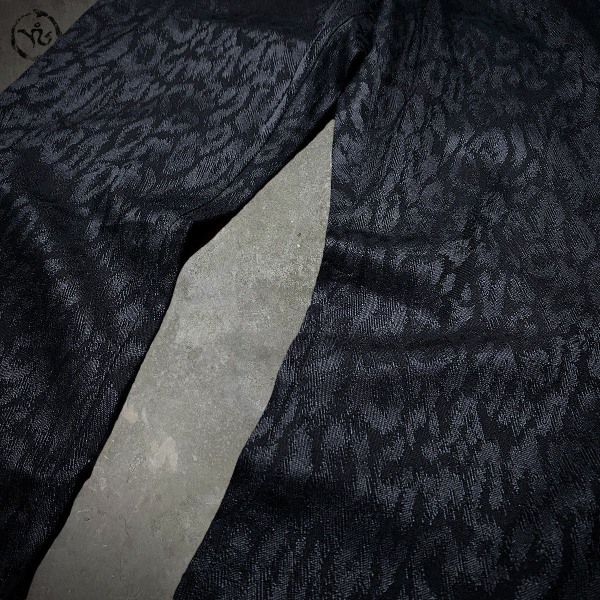 Tornado Mart Tornado Mart Black Cheetah Flared Pants Size US 32 / EU 48 - 3 Thumbnail
