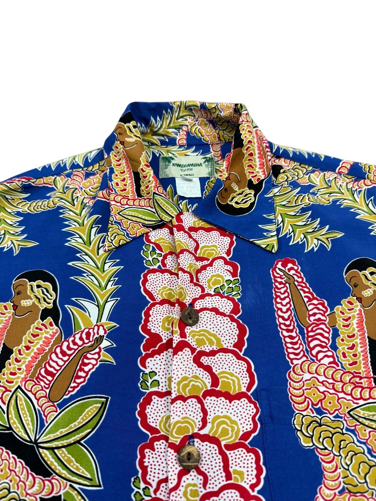 Sun Surf RARE VINTAGE 70s HULA GIRL FLORAL RAYON SHIRT Size US M / EU 48-50 / 2 - 3 Thumbnail