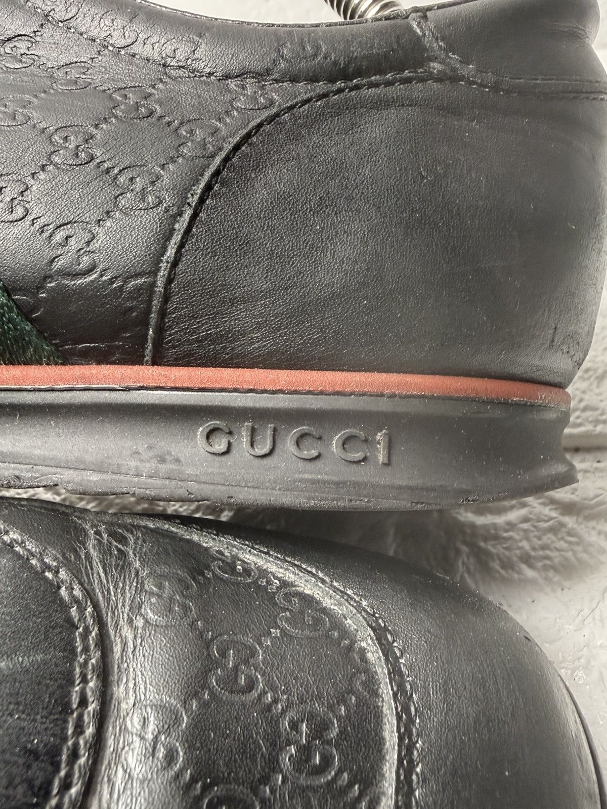 Gucci Gucci embossed Micro Guccissima 233334 Web US9 UK8.5 EUR42 Size US 9 / EU 42 - 13 Thumbnail