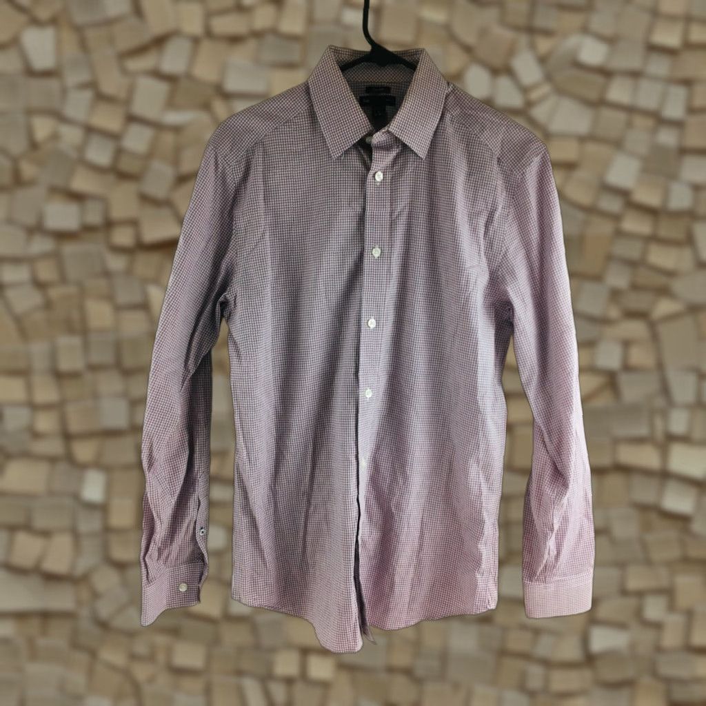 Gap Gap Shirt Men Slim Fit Check Button Up Long Sleeve White Red Blue - Small - Casual Shirt Size US S / EU 44-46 / 1 - 1 Thumbnail