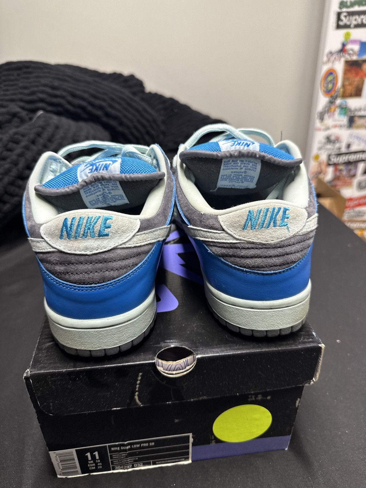 Nike × Nike SB Aqua Chalk SB - 11 (SUPER CLEAN) Size US 11 / EU 44 - 4 Thumbnail