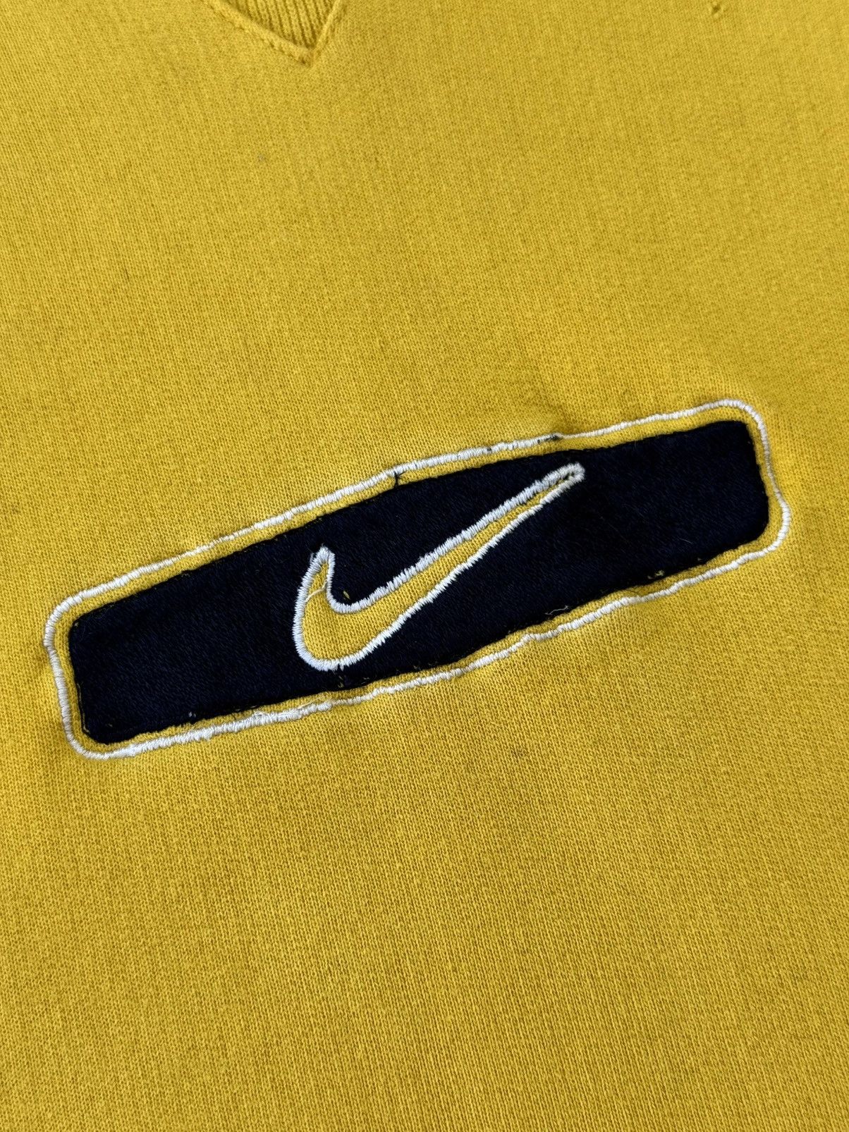 Nike Vintage Nike Sweatshirt Center Swoosh 90s Y2K Hype Drill 80s Size US M / EU 48-50 / 2 - 2 Thumbnail