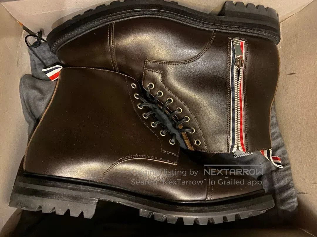 Thom Browne thom browne combat leather boots size 43. Size US 10 / EU 43 - 1 Thumbnail
